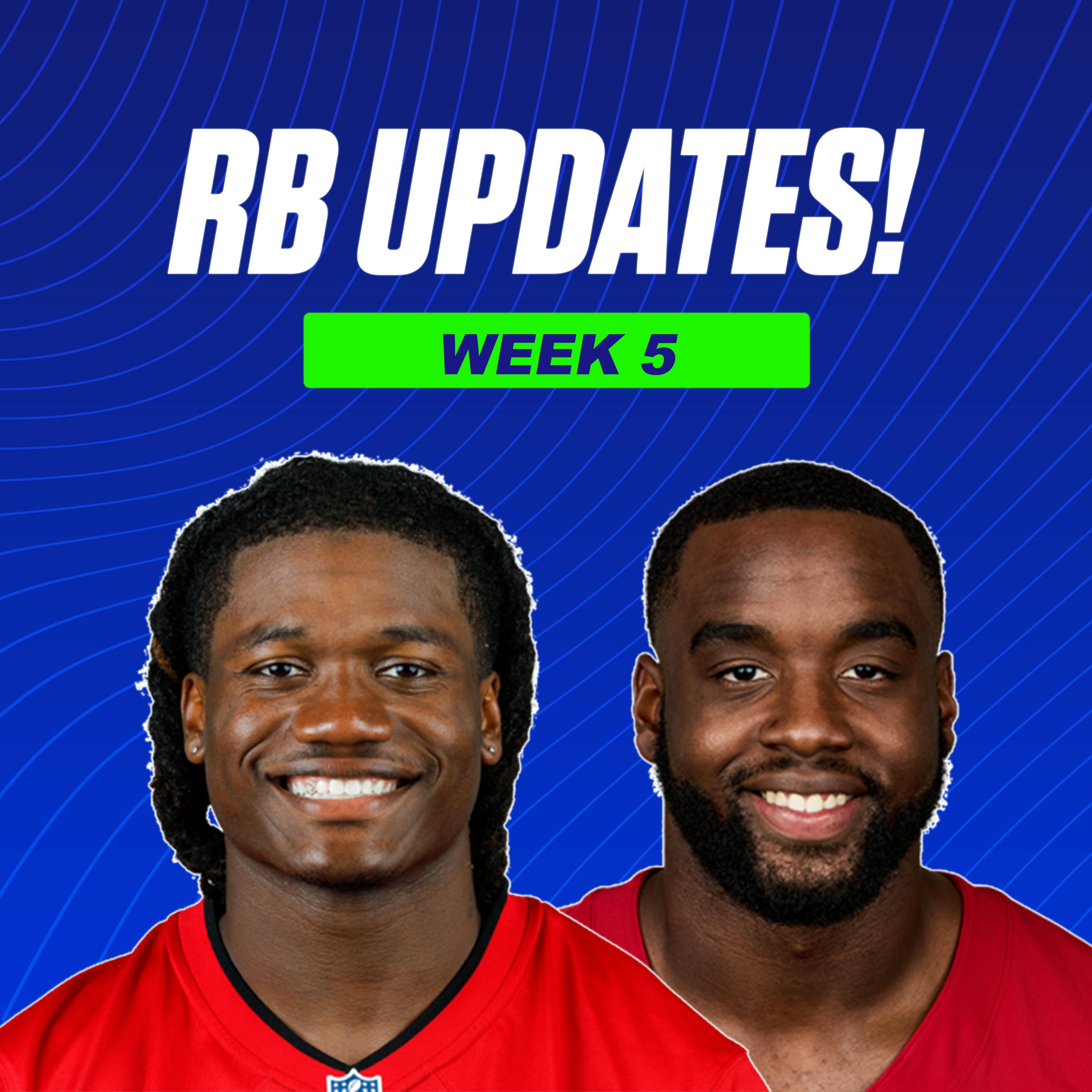 🚨Trey Benson on IR; Bucky Irving in a Walking Boot ... Who to Pick Up? (10/01 Fantasy Football Podcast)