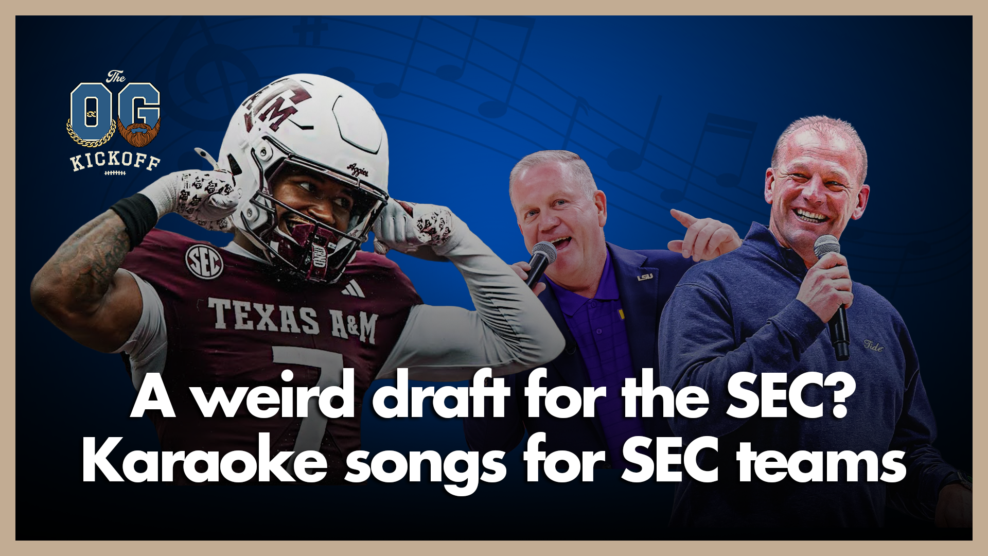 A weird Draft for the SEC? Karaoke songs for SEC teams w/ Chris Gordy