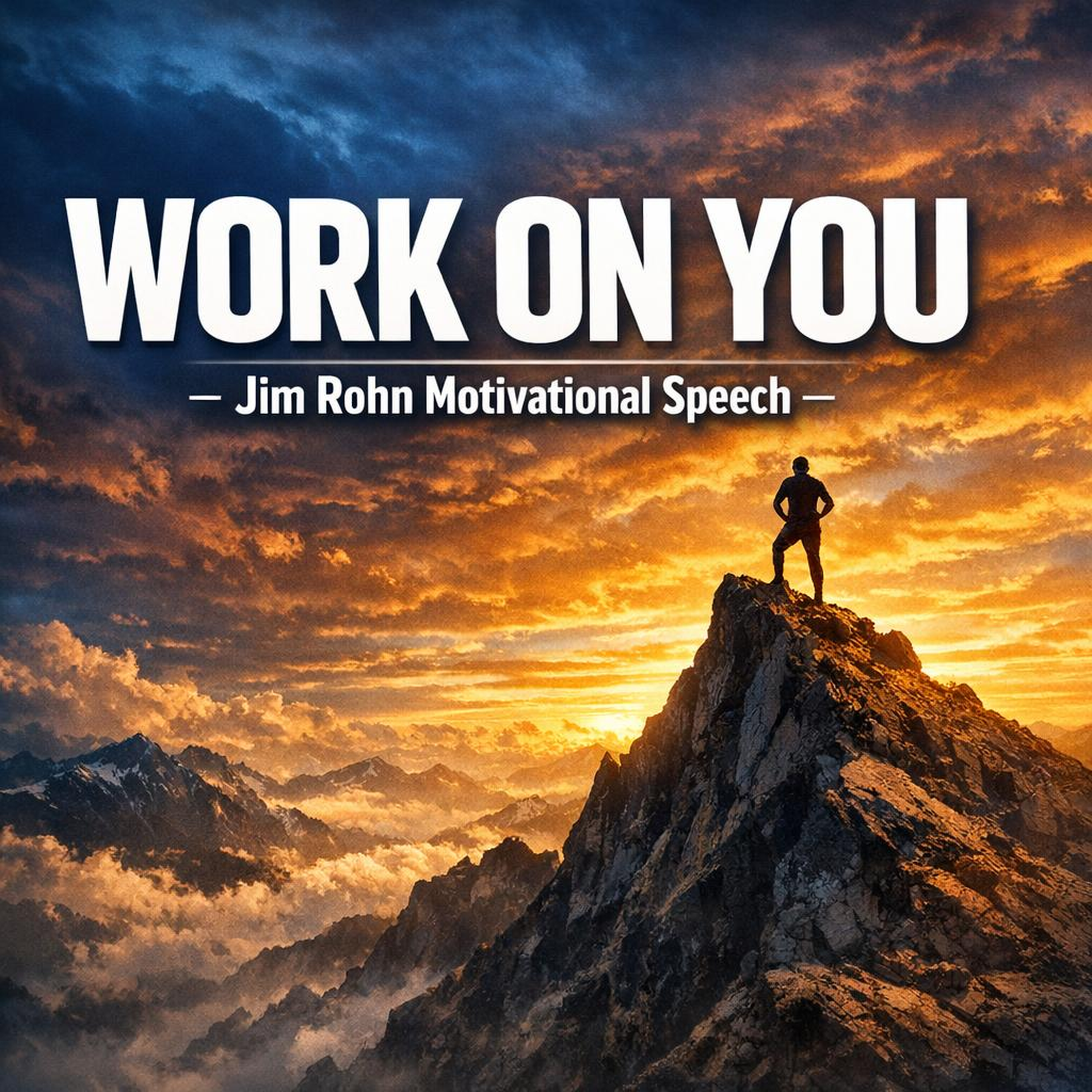 WORK ON YOU: Unlock Your True Potential with Jim Rohn's Motivational Speech episode artwork