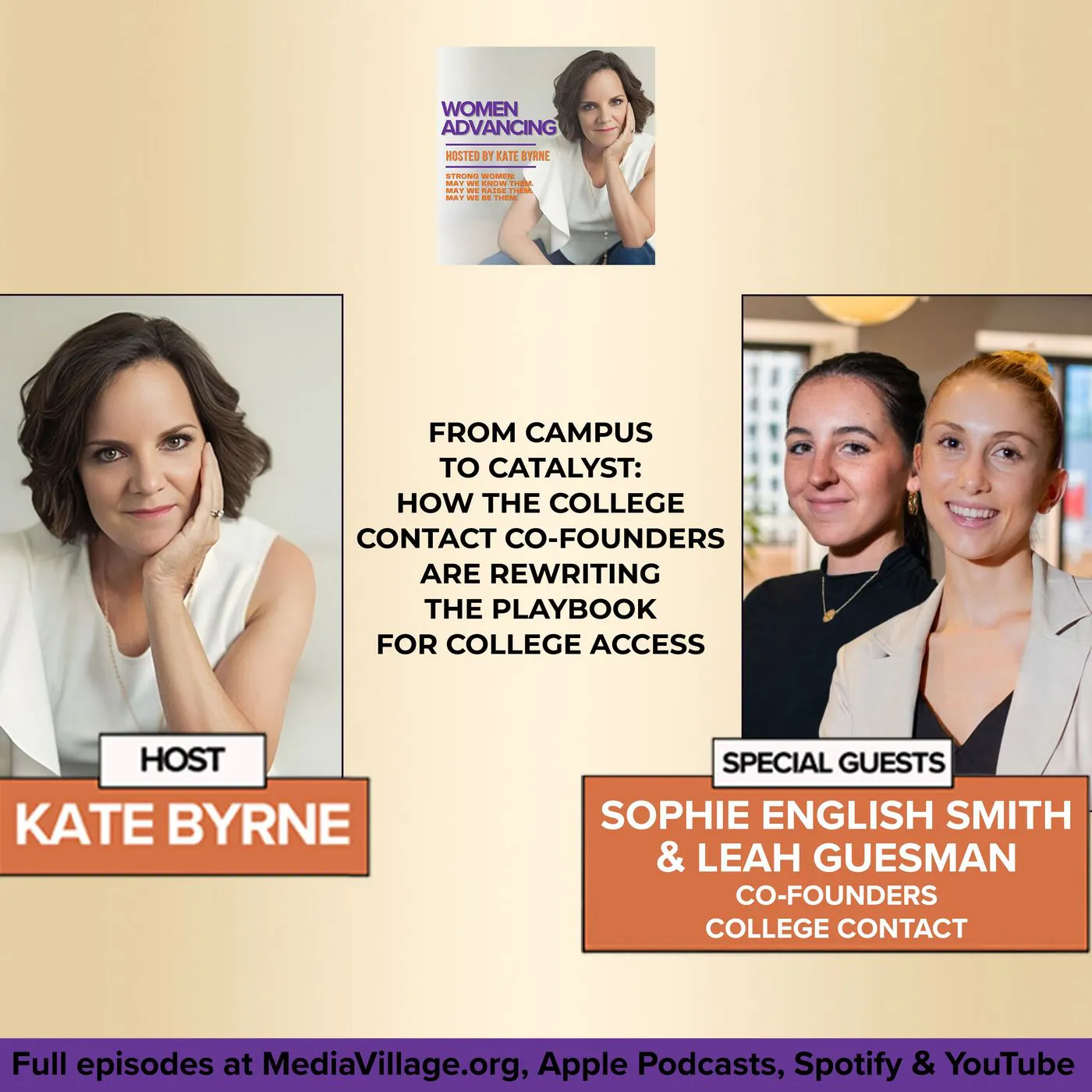 From Campus To Catalyst: How College Contact Co-Founders Sophie English Smith And Leah Guesman Are Rewriting The Playbook For College Access episode artwork