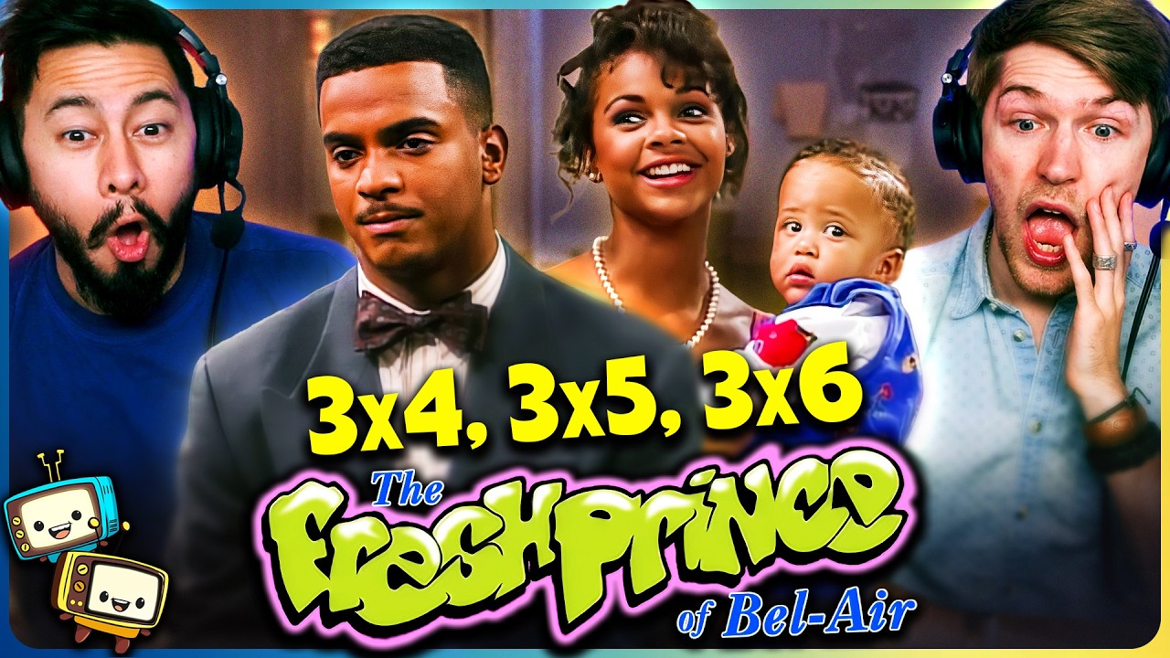 THE FRESH PRINCE OF BEL-AIR (1992) 3x4, 3x5 & 3x6 Reaction! | Will Smith w/ Jaby Koay episode artwork
