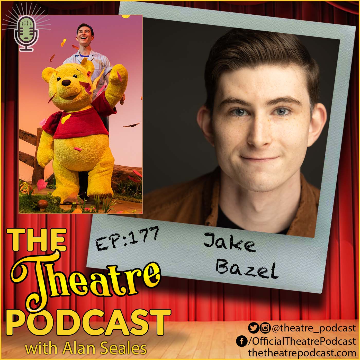 Ep177 - Jake Bazel: Disney's Winnie the Pooh; Puppeteer, Voice actor, Writer, Director and Coach episode artwork