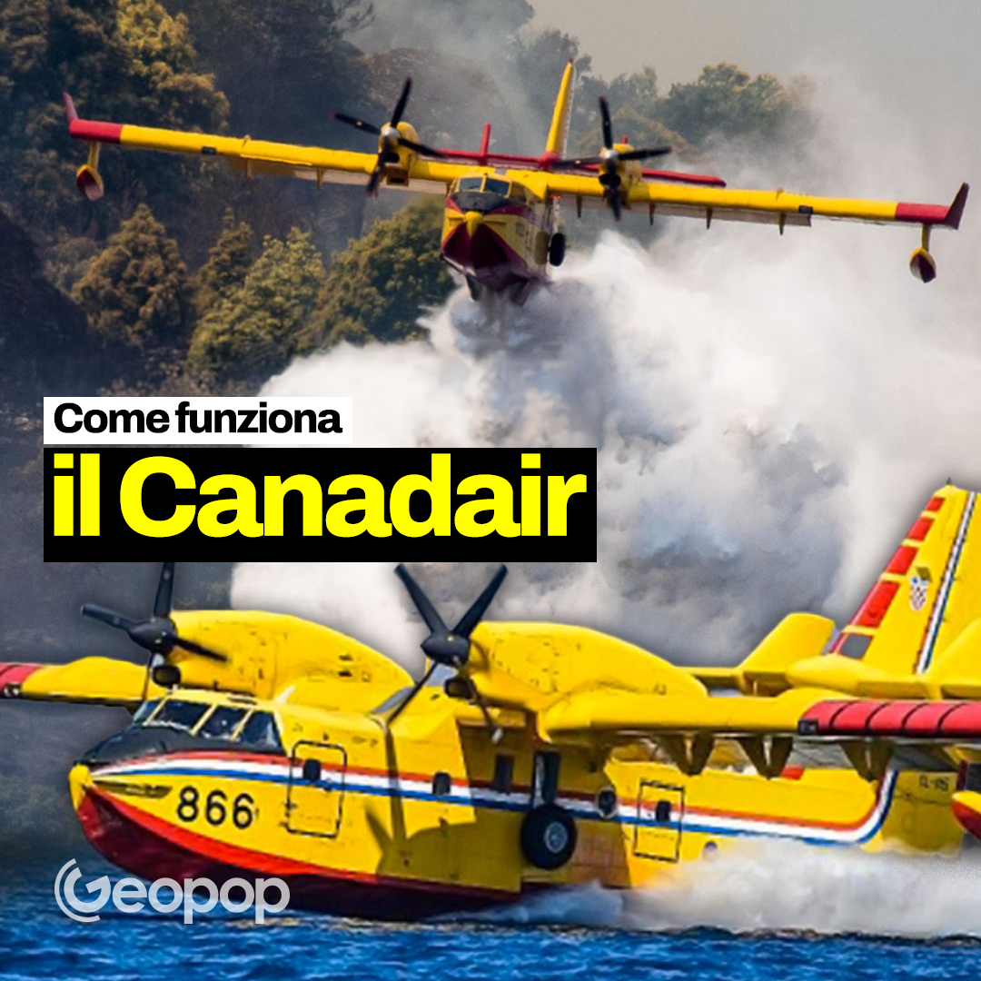 Come funziona il Canadair