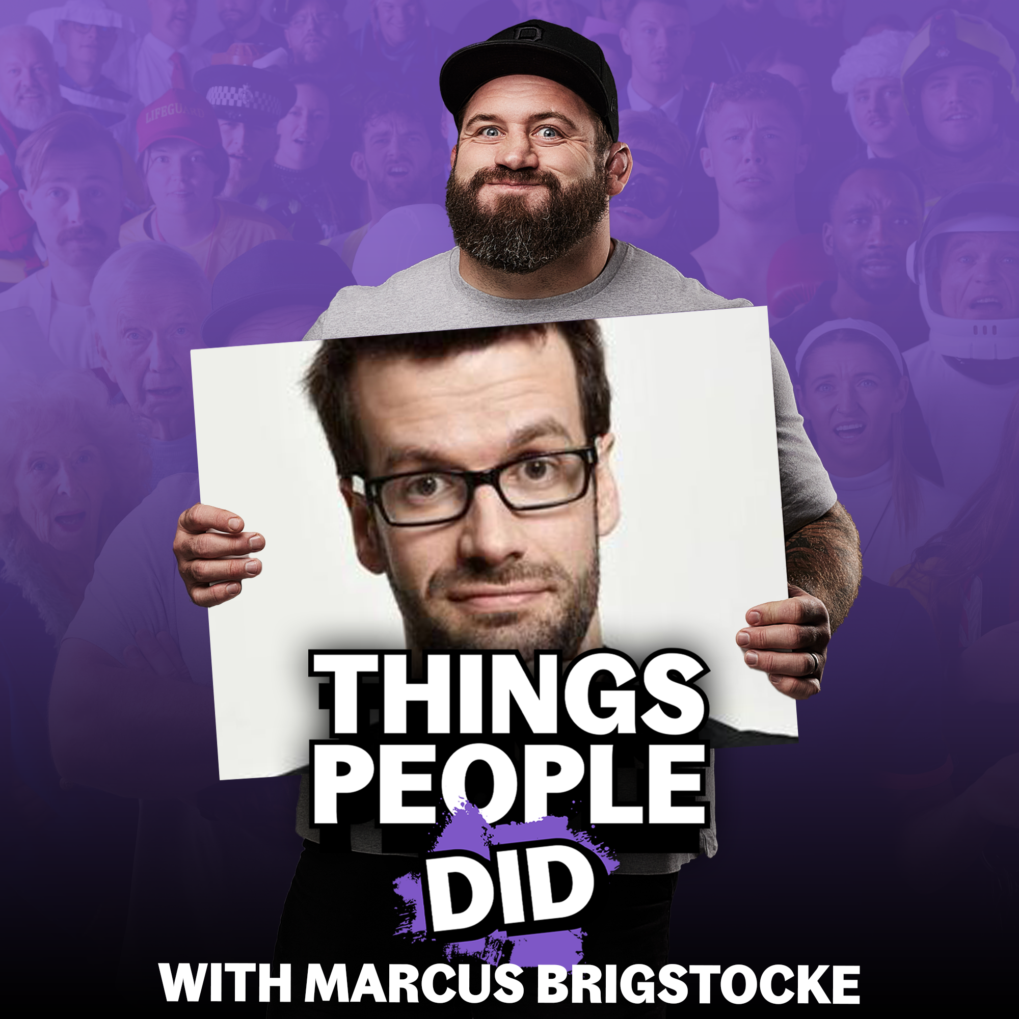 Things People Did, with Marcus Brigstocke: The podium dancing oil rig worker episode artwork