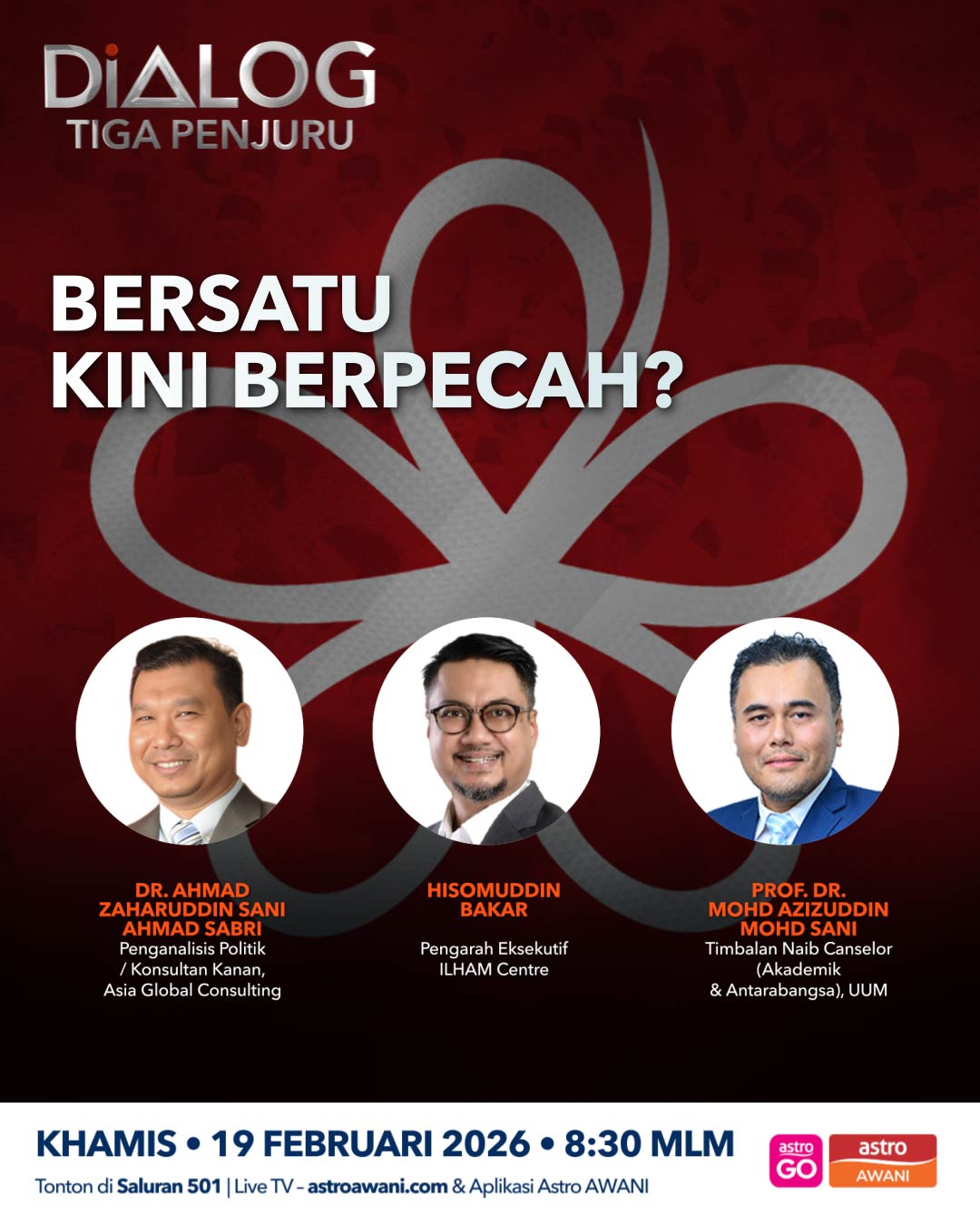 Dialog Tiga Penjuru: Bersatu kini berpecah
