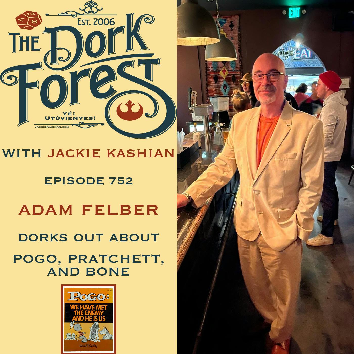 Adam Felber loves Prachett, Pogo and Puzzles – EP 752