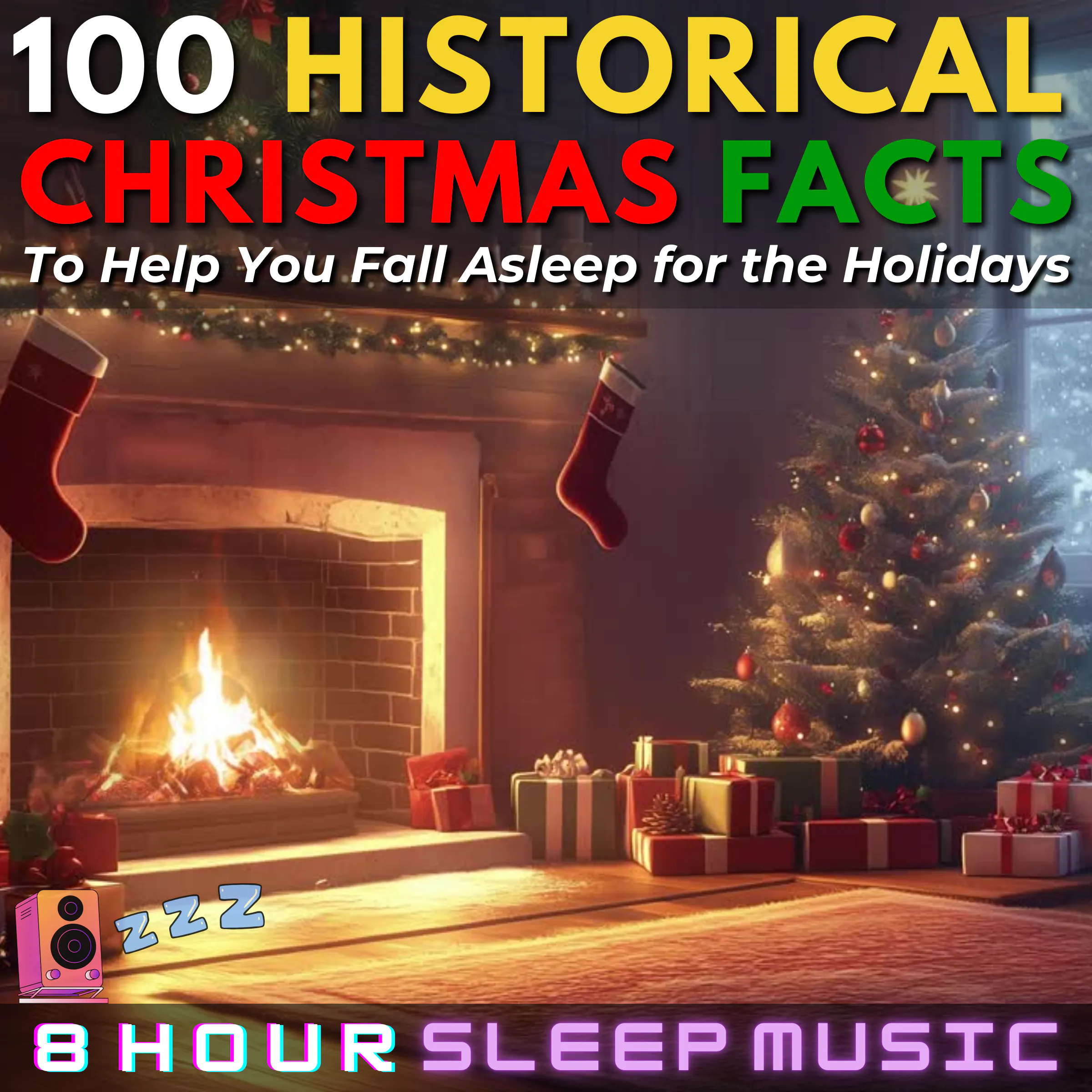 🎅 100 Historical Christmas Facts to Help You Fall Asleep for the Holidays | With Christmas Music, a Warm Fireplace, and Winter Winds ☃️ episode artwork