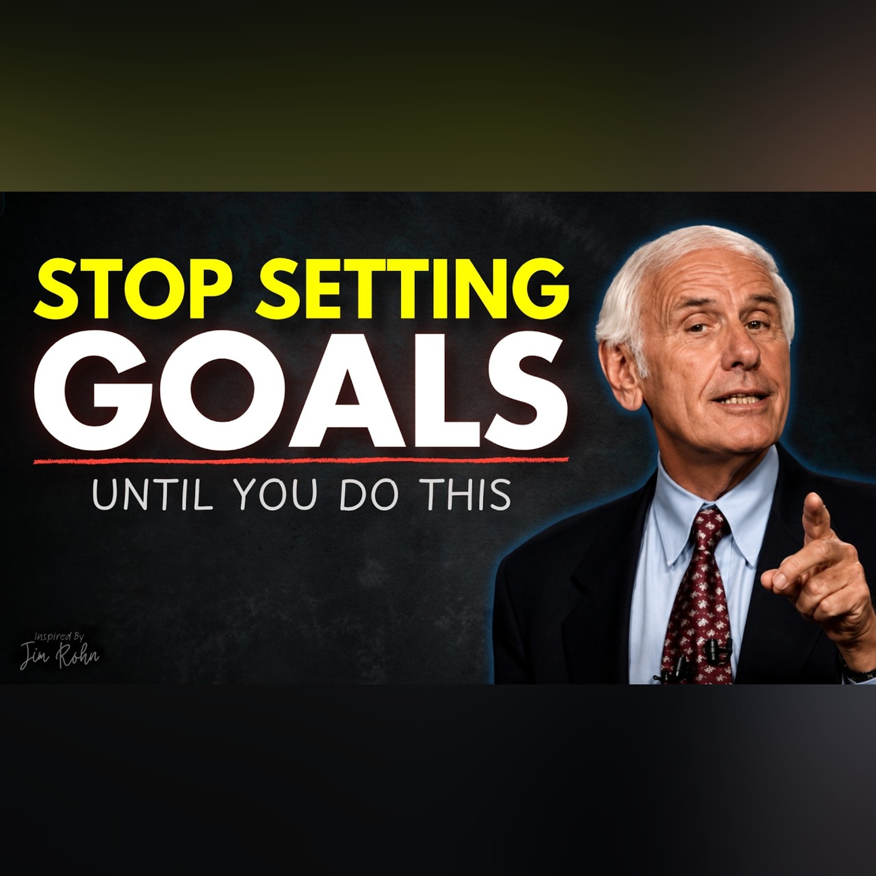 Build the Habit Before You Build the Goal | Jim Rohn Motivation
