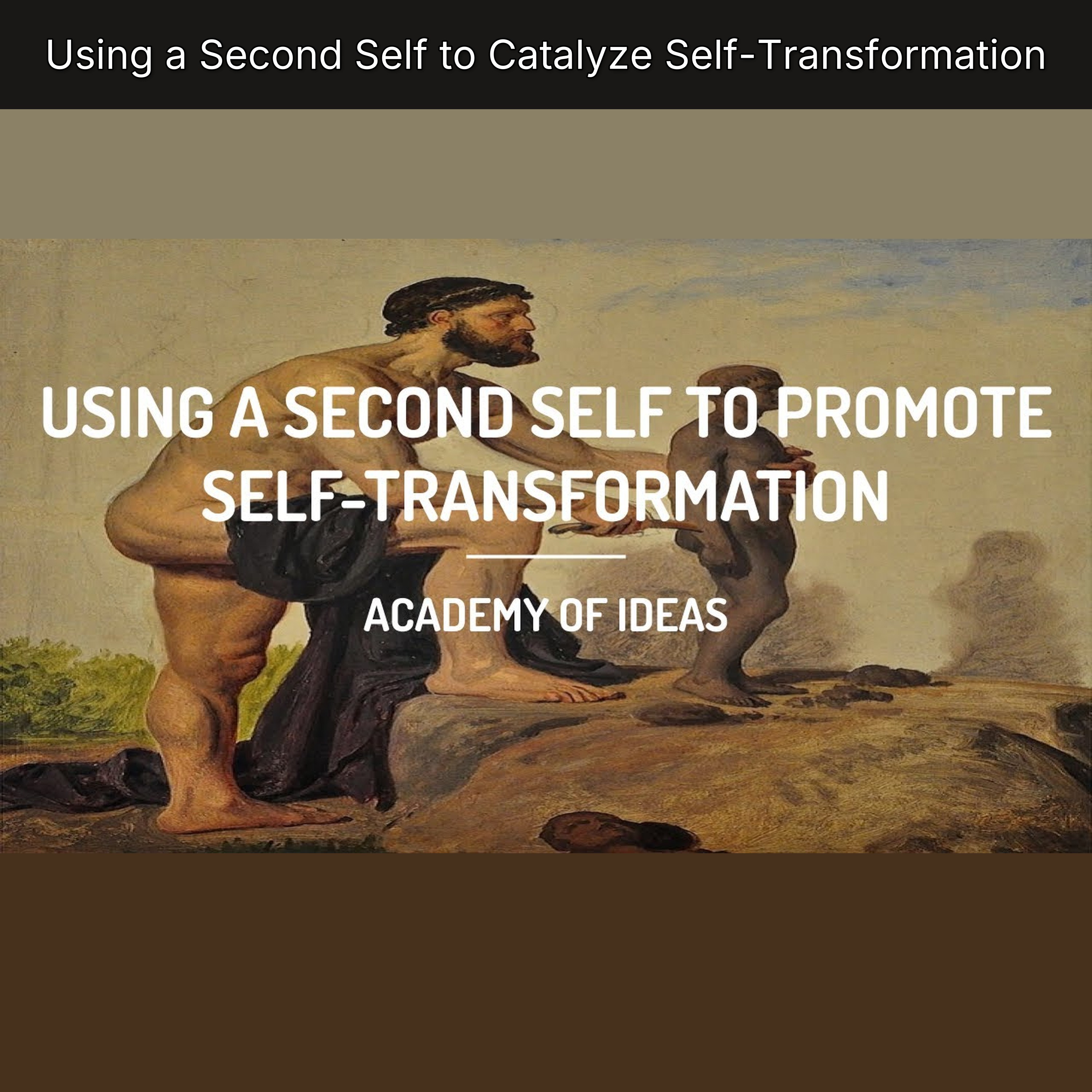 Using a Second Self to Catalyze Self-Transformation episode artwork