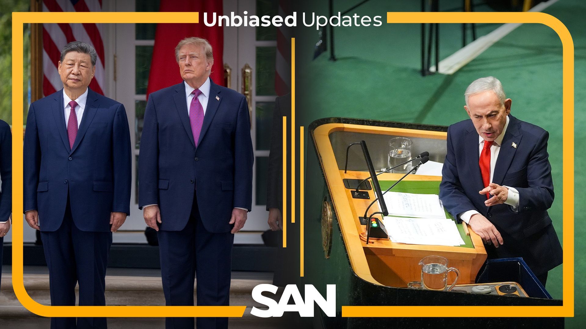 Trump, Xi wrap high-stakes summit; Netanyahu targets Mamdani at UN episode artwork