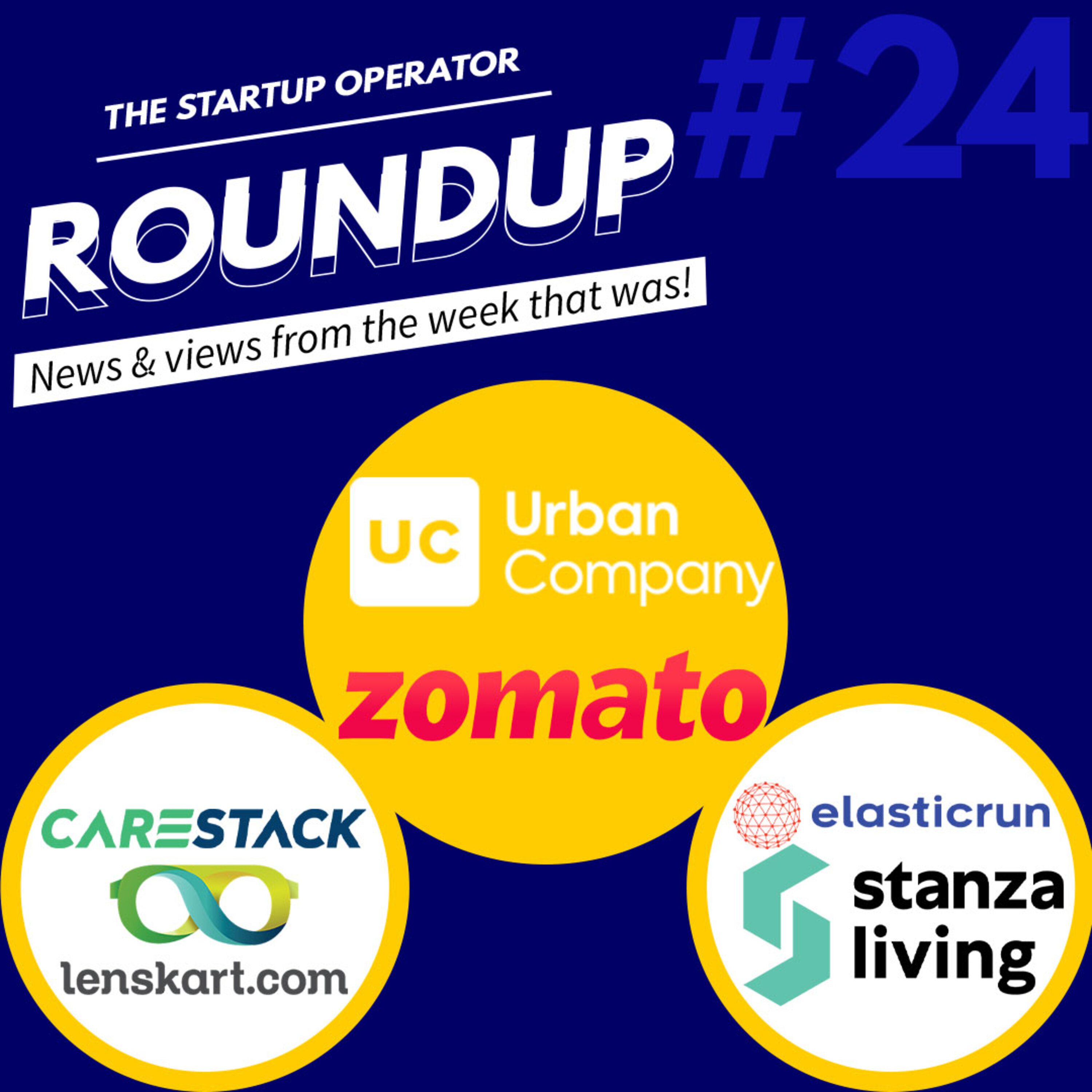 Roundup #24: Urban Company goes unicorn, Zomato files for IPO and more! episode artwork