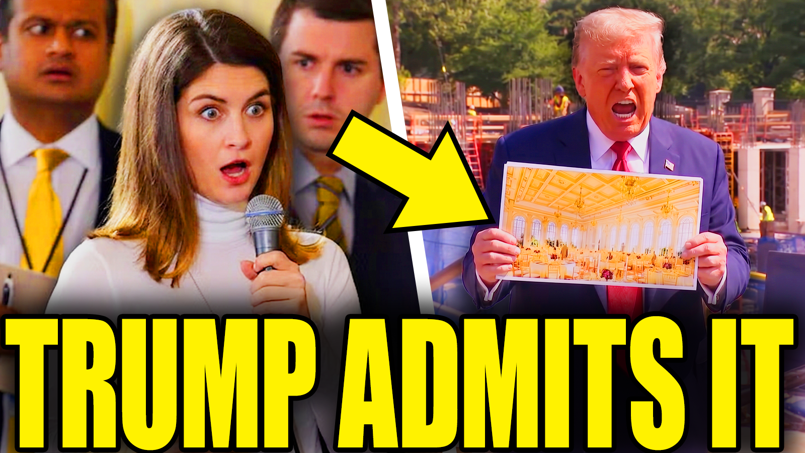 Press Stunned Silent As Screaming Trump Admits Ballroom Truth episode artwork