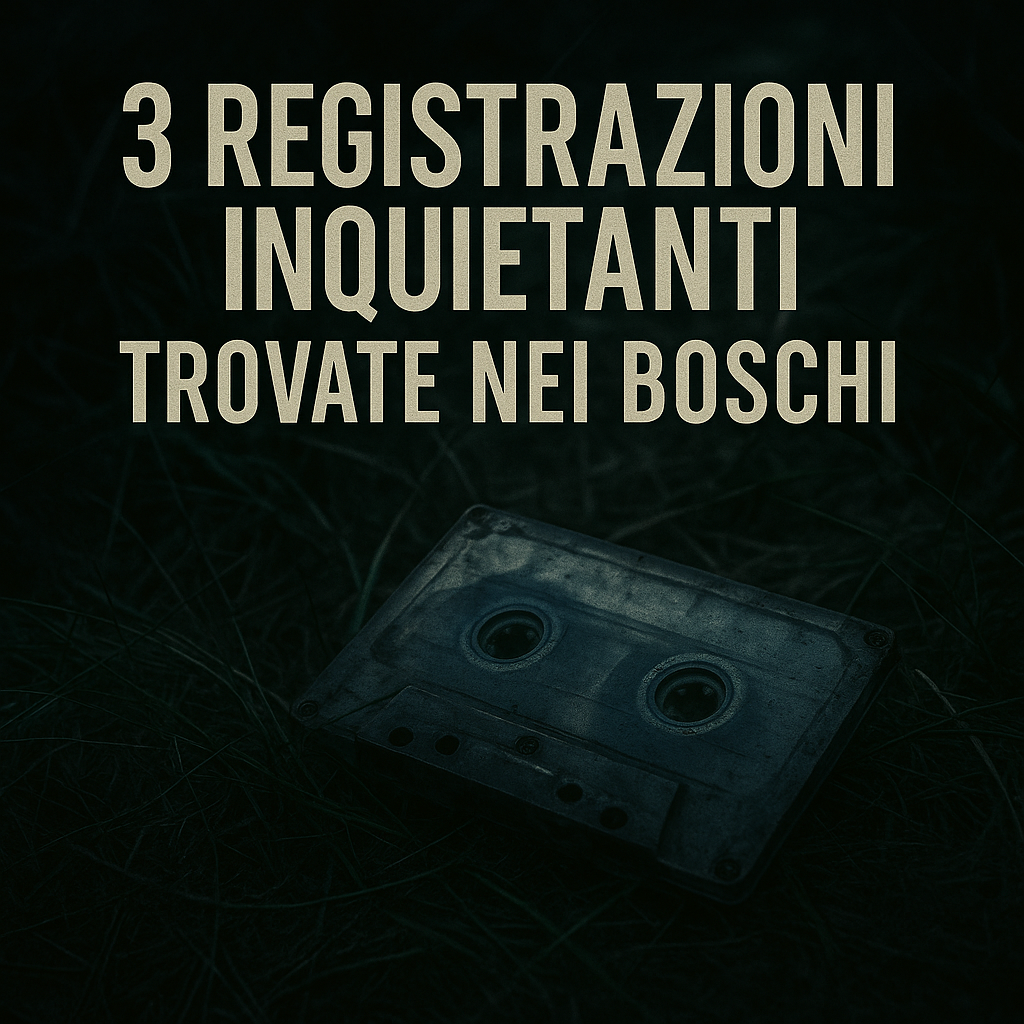 3 registrazioni inquietanti reali ritrovate nei boschi