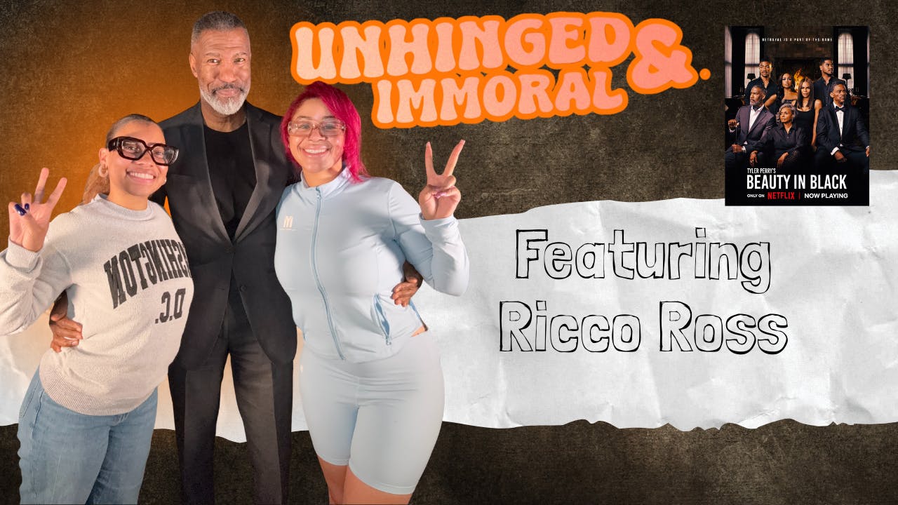 Ricco Ross from Beauty In Black is UNHINGED Ricco Ross from Beauty In Black is UNHINGED