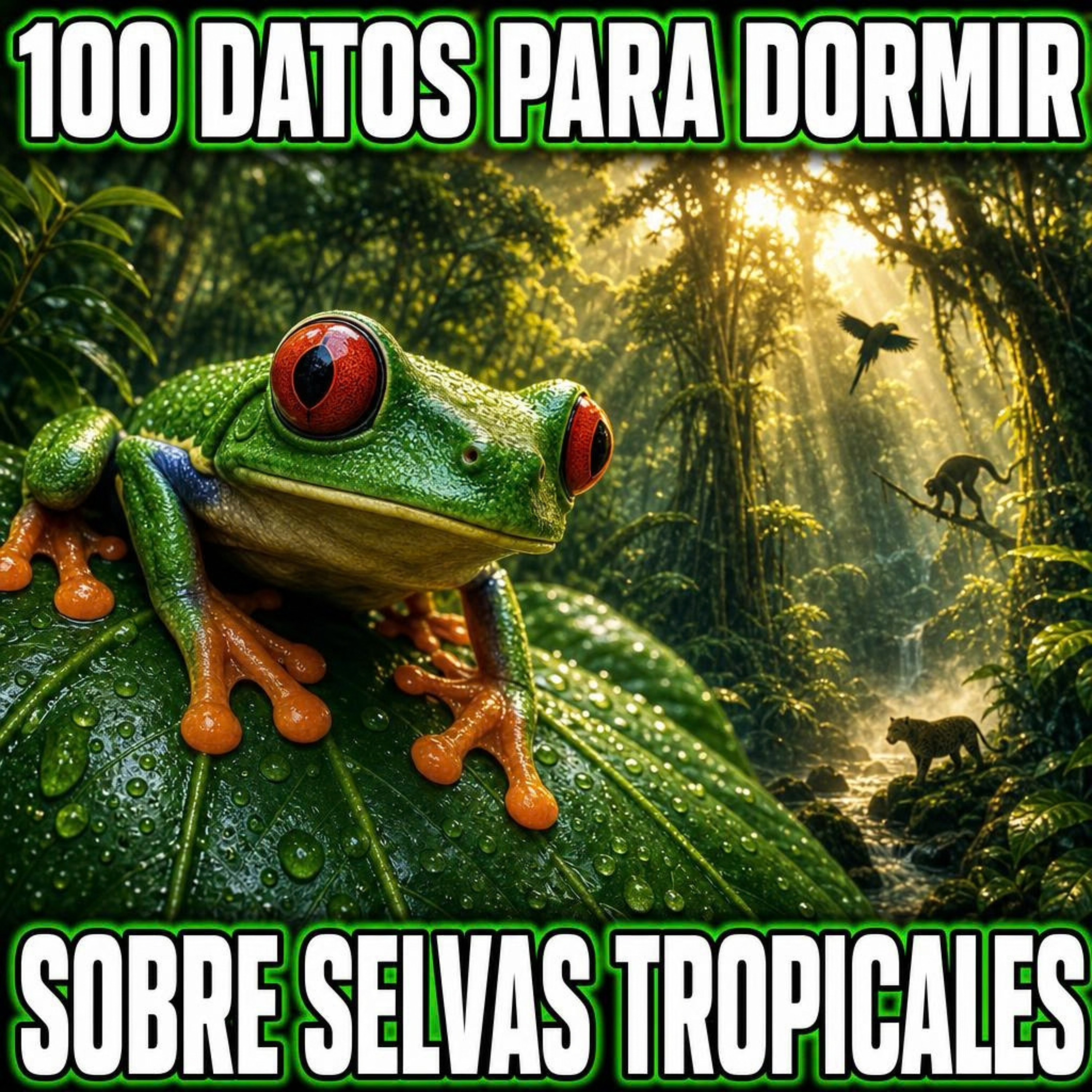 Los datos más relajantes sobre las selvas tropicales para escuchar antes de acostarte, quedarte dormido y pasar una noche tranquila
