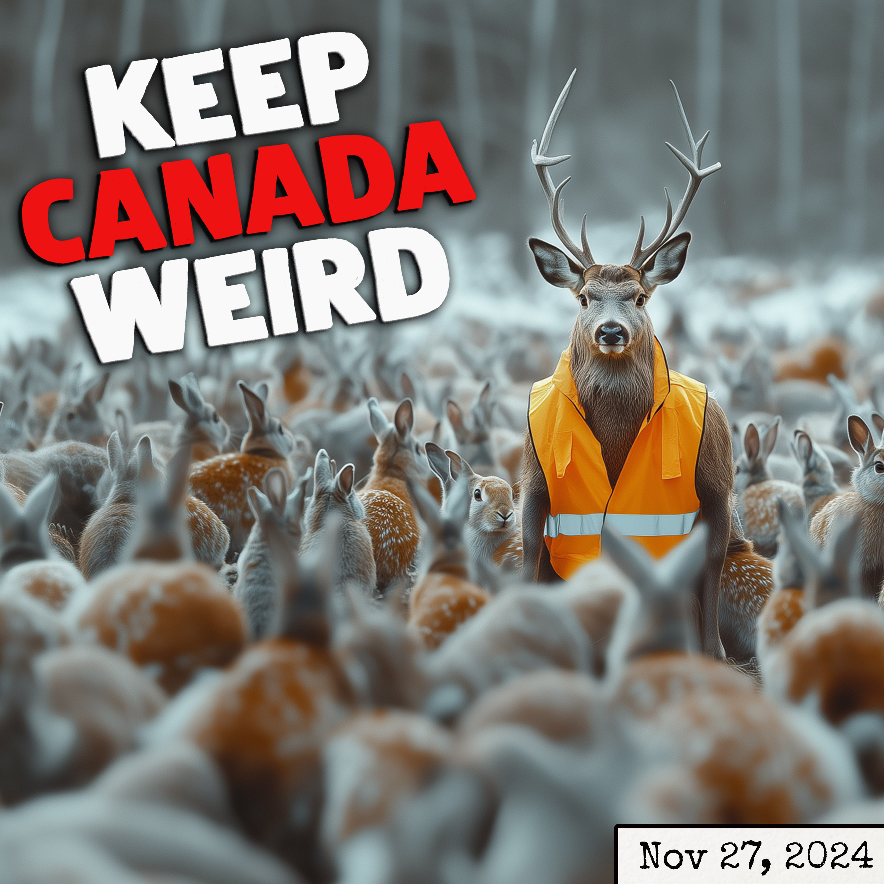141 - Nov 27 2024 - an adorable invasion, a safe deer, and scammed swifties episode artwork