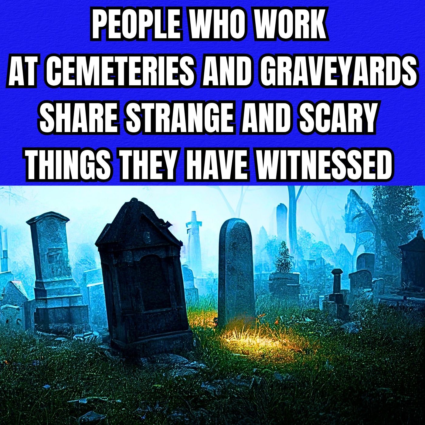 People who work at Cemeteries and Graveyards share Strange and Scary things they have witnessed episode artwork