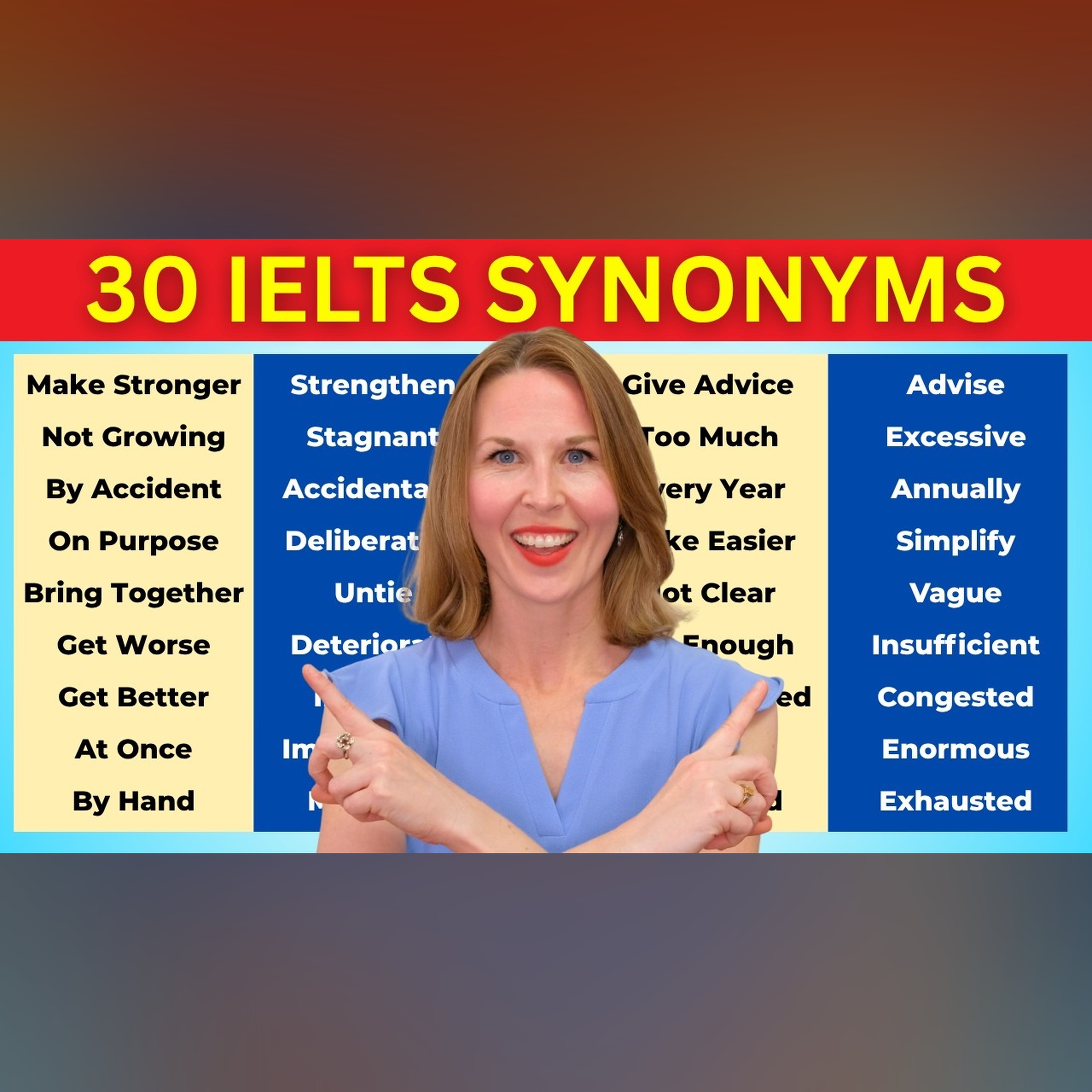 LEARN 30 IELTS Synonyms in 20 minutes | Advanced English Vocabulary episode artwork
