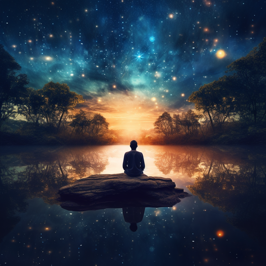Unwind after a long day with our calming evening meditation music