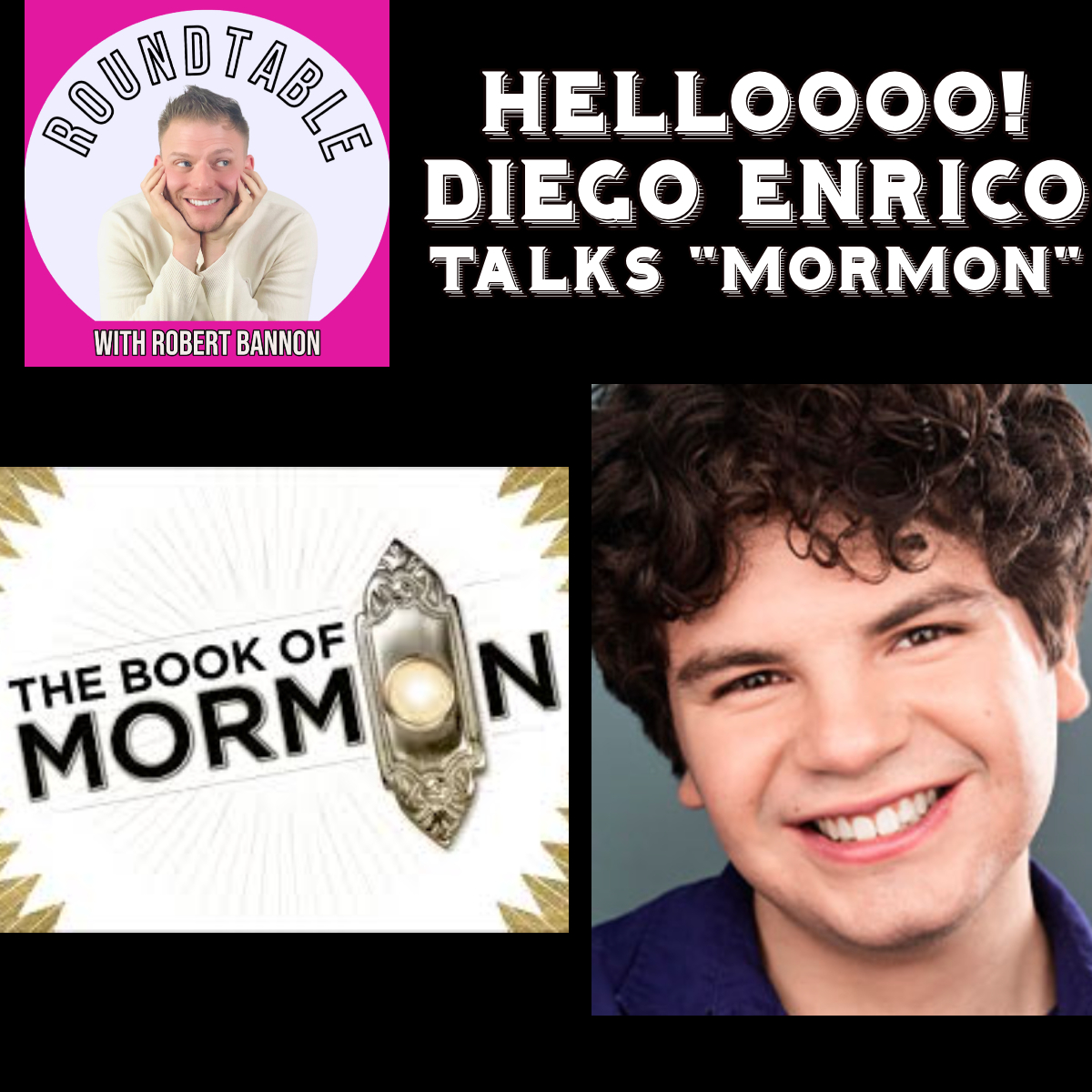 Diego Enrico Makes His National Tour Debut In "Book Of Mormon!"