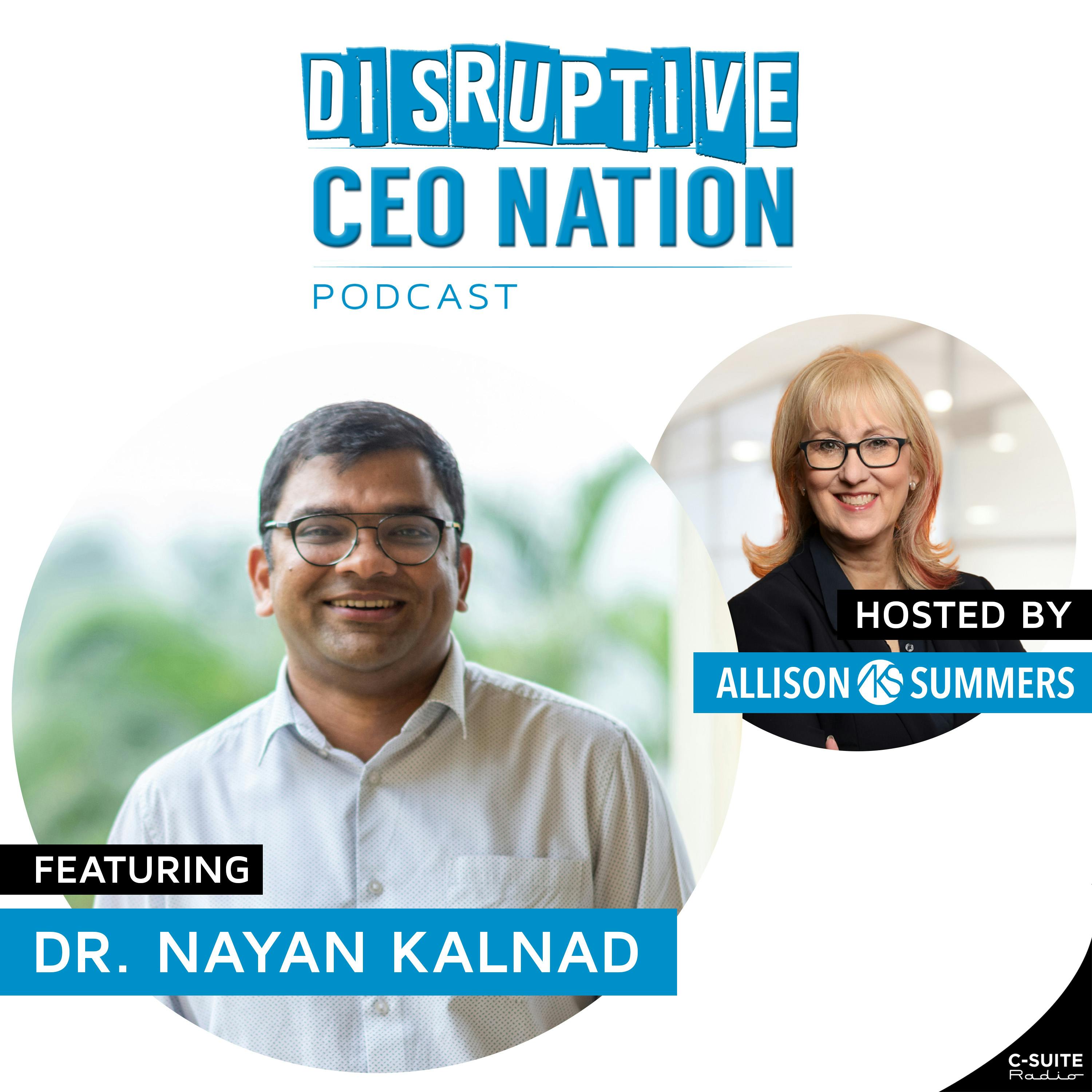 Episode 173: Dr Nayan Kalnad, CEO and co-founder at Avegen, London, England, UK and Pune, India Image