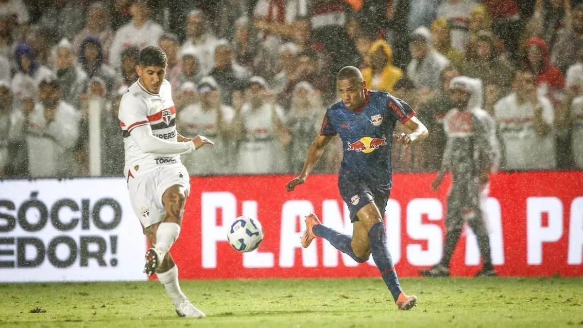 São Paulo perde para o Bragantino por 1 a 0