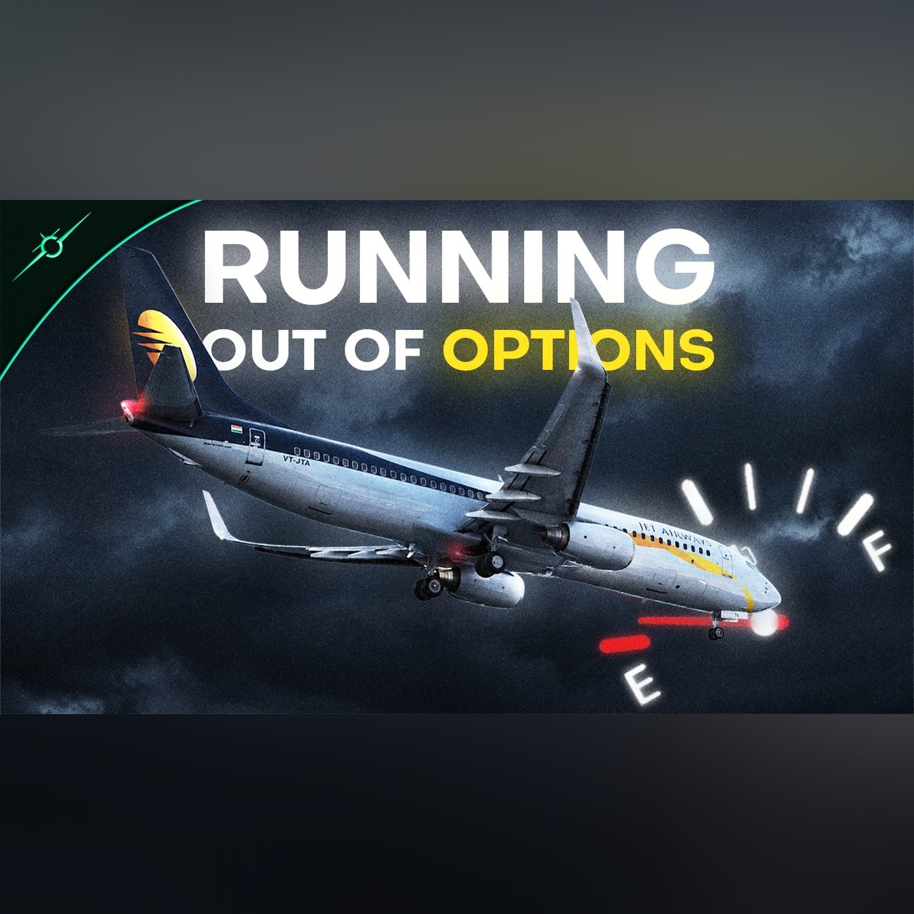 STUCK in the clouds! | Jet Airways 555