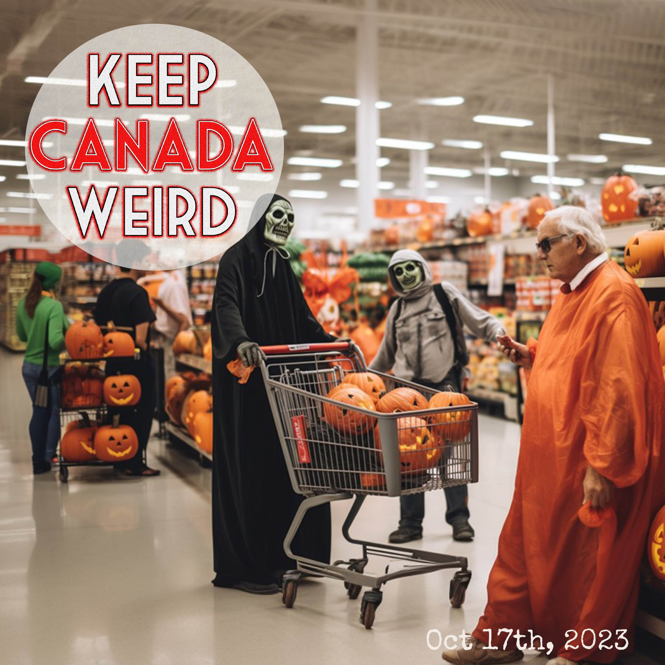 KEEP CANADA WEIRD - Oct 17th, 2023 - Canadian Halloween Stats, Halloween theft, a cat comes back, KRAZY BINZ