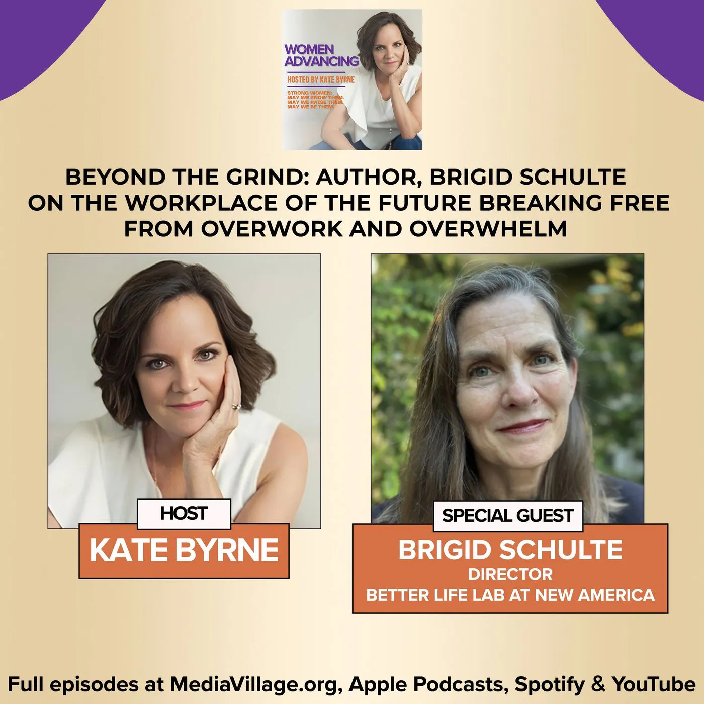 Beyond The Grind: Author, Brigid Schulte On The Workplace Of The Future Breaking Free From Overwork And Overwhelm episode artwork