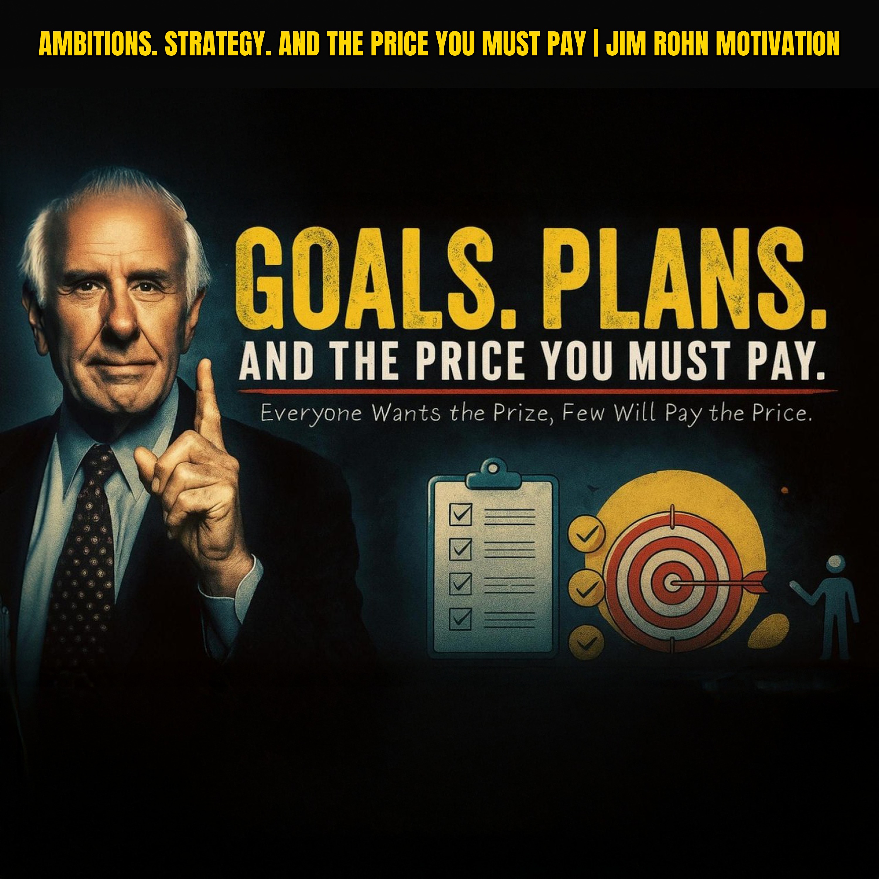 Ambitions. Strategy. And the Price You Must Pay | Jim Rohn Motivation