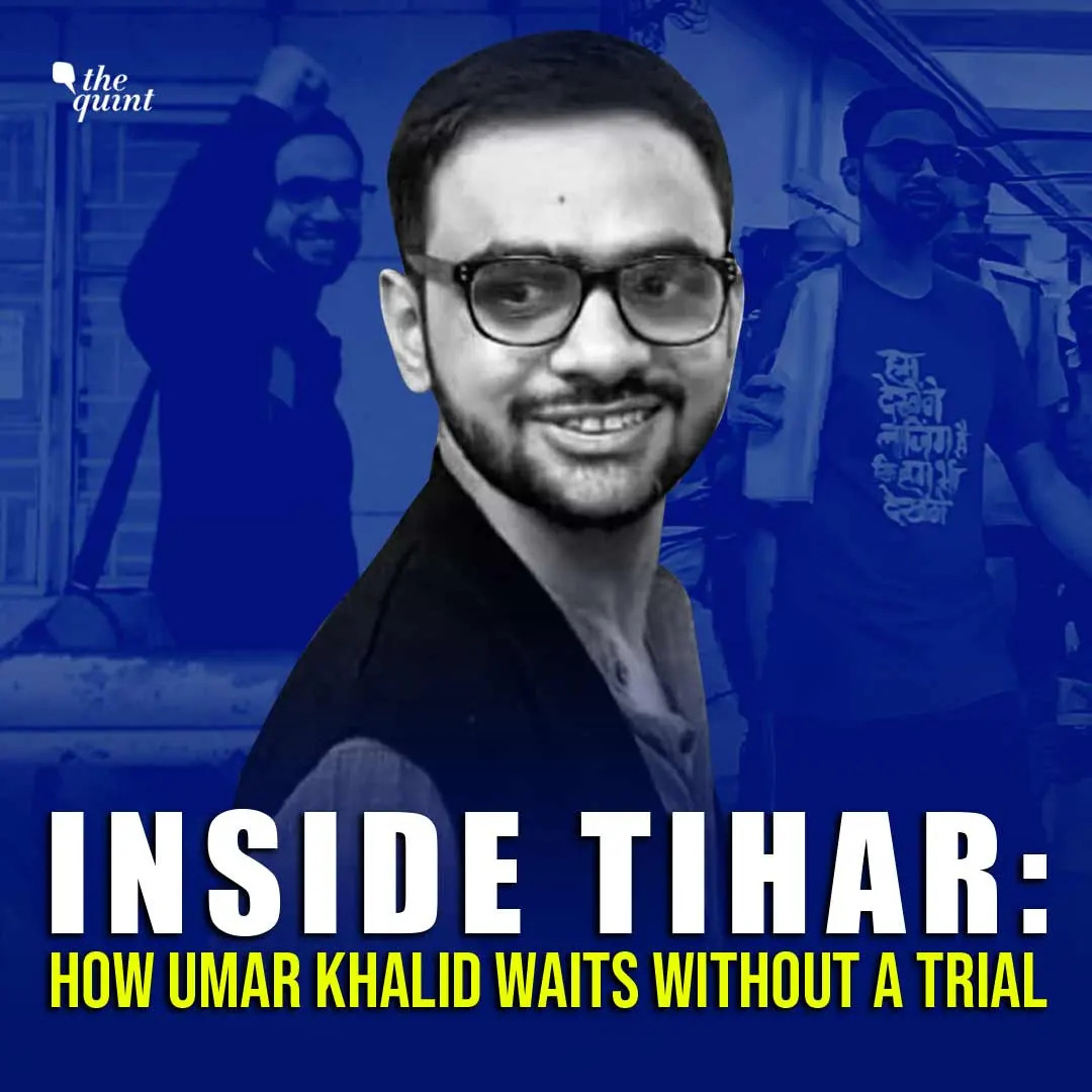 'Nurturing Hope in Prison a Risky Business': Umar Khalid Writes from Tihar Jail | The Quint episode artwork