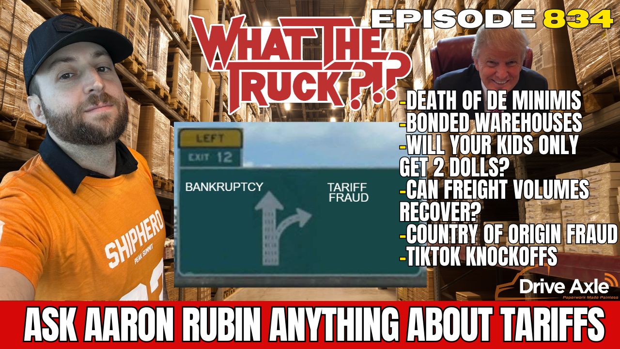 Ask Aaron Rubin anything about tariffs: De minimis; toys; bonded warehouses