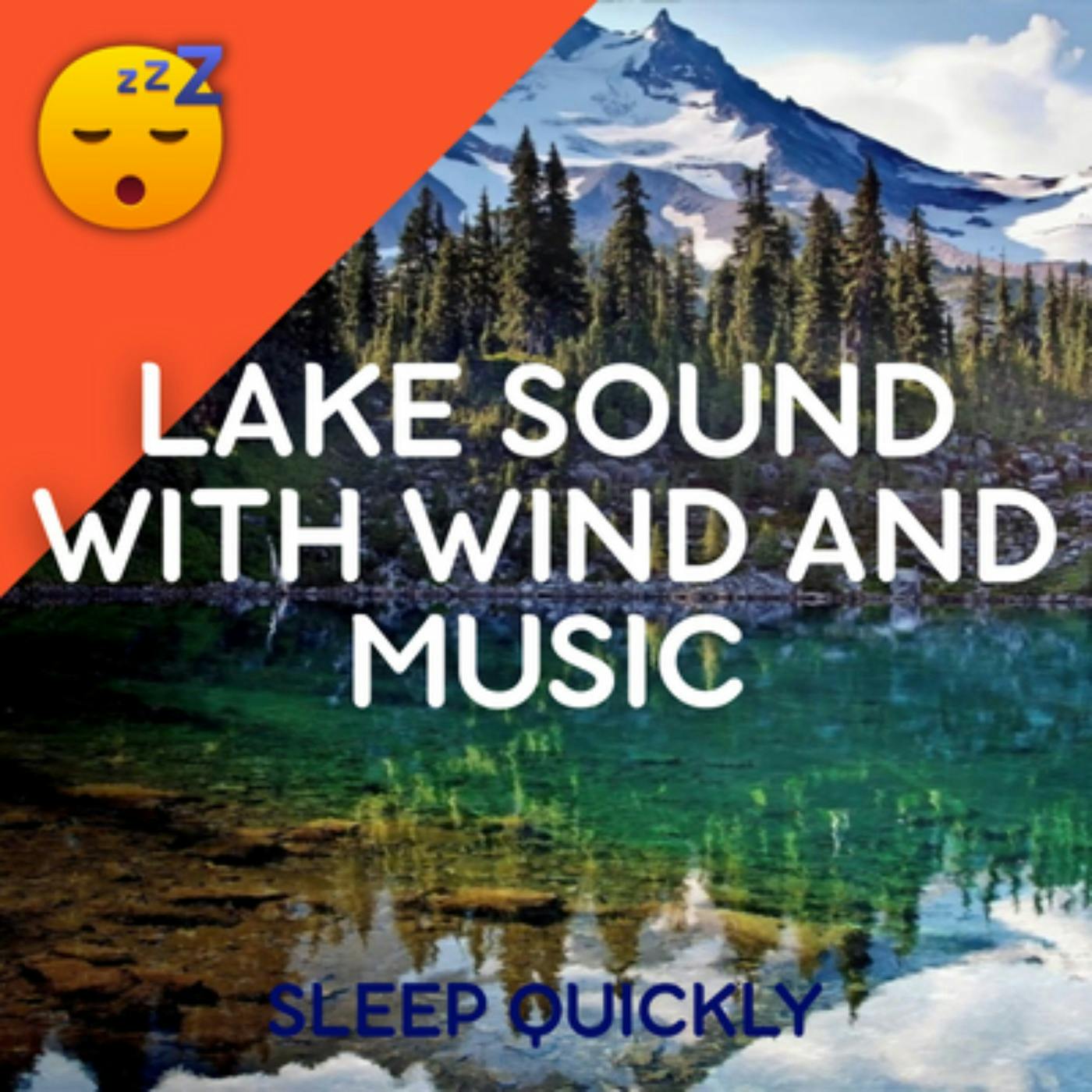 😴🍂🎵 LAKE Sound with WIND and MUSIC to Fall ASLEEP episode artwork