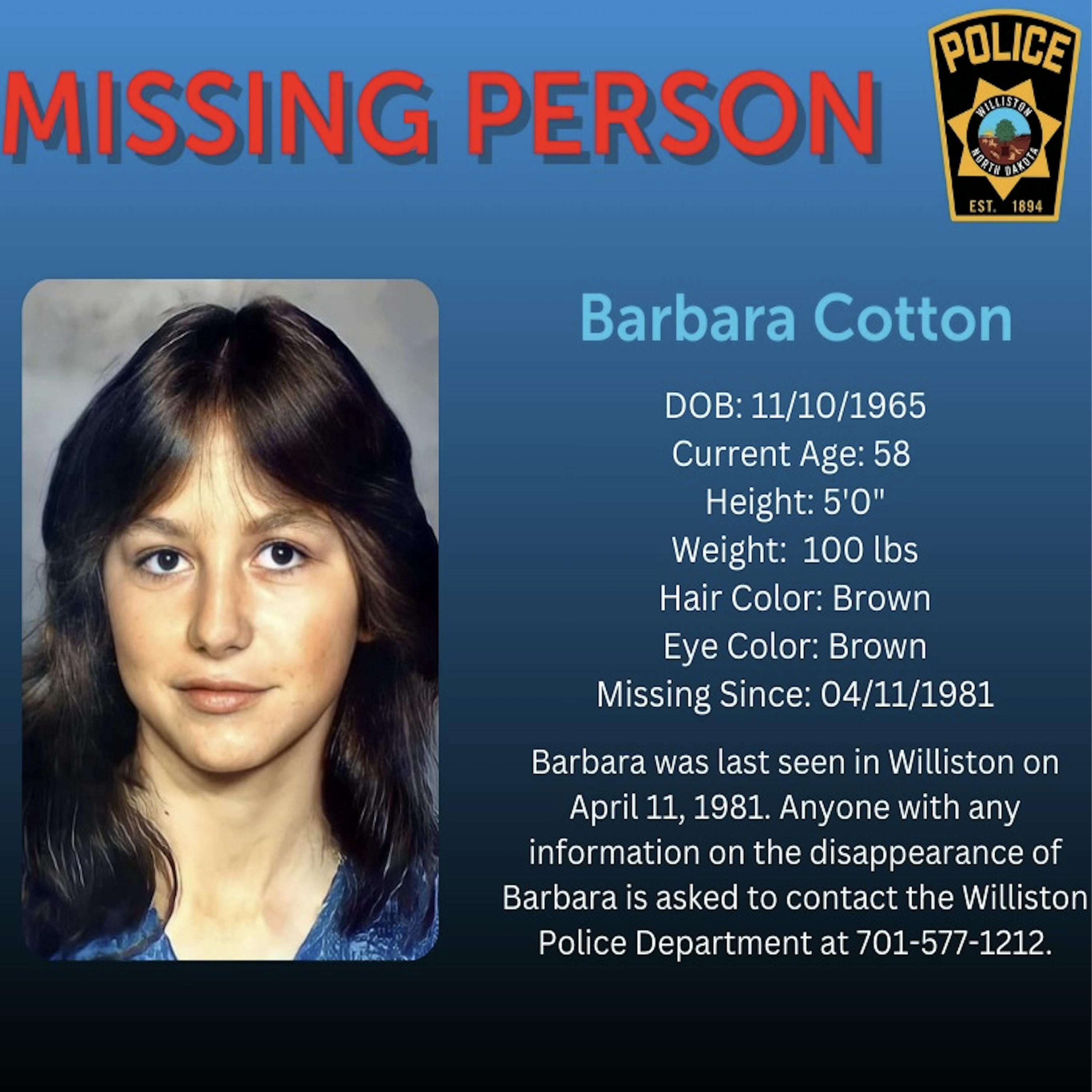 435 // Barbara Cotton - Part 1