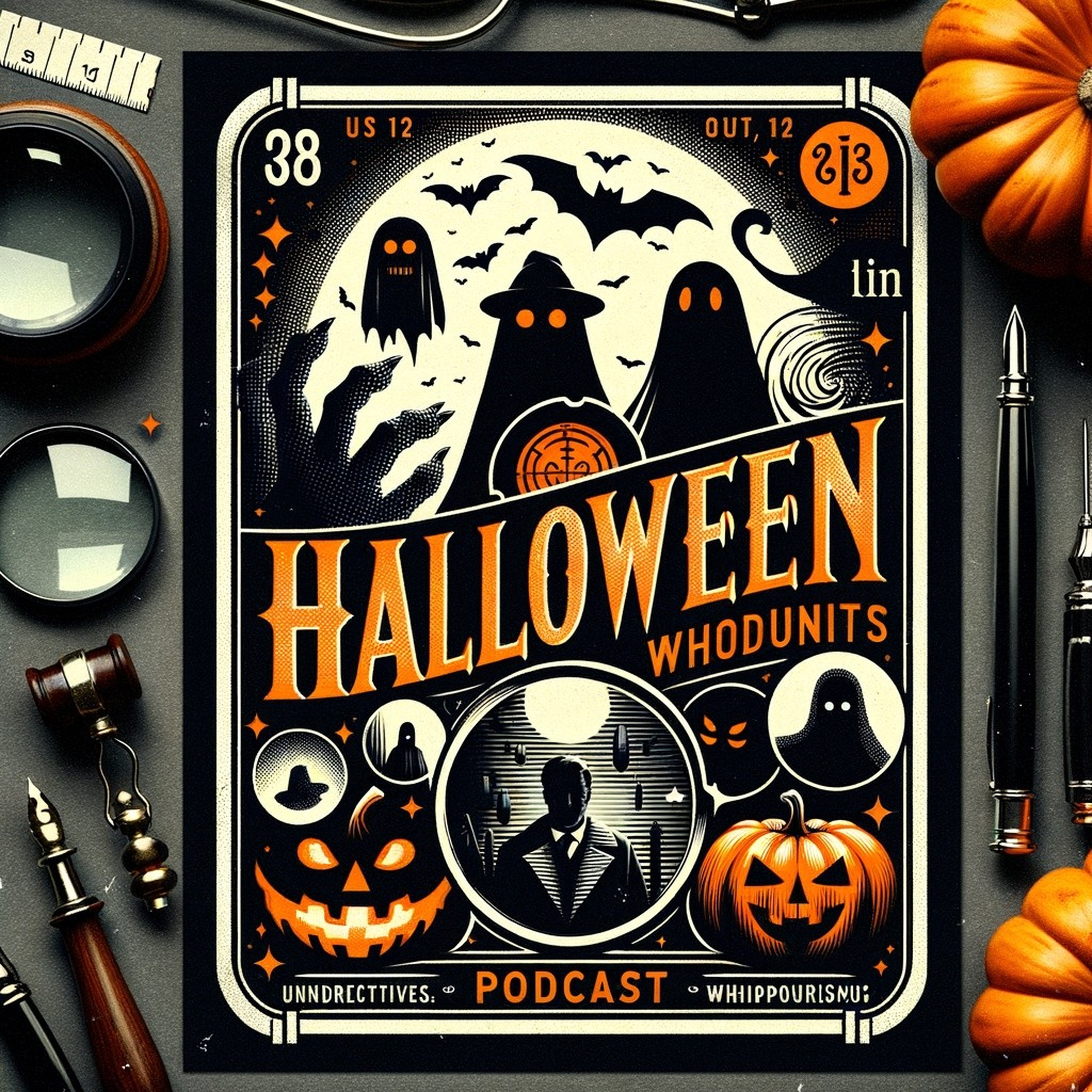 Halloween Whodunits podcast artwork