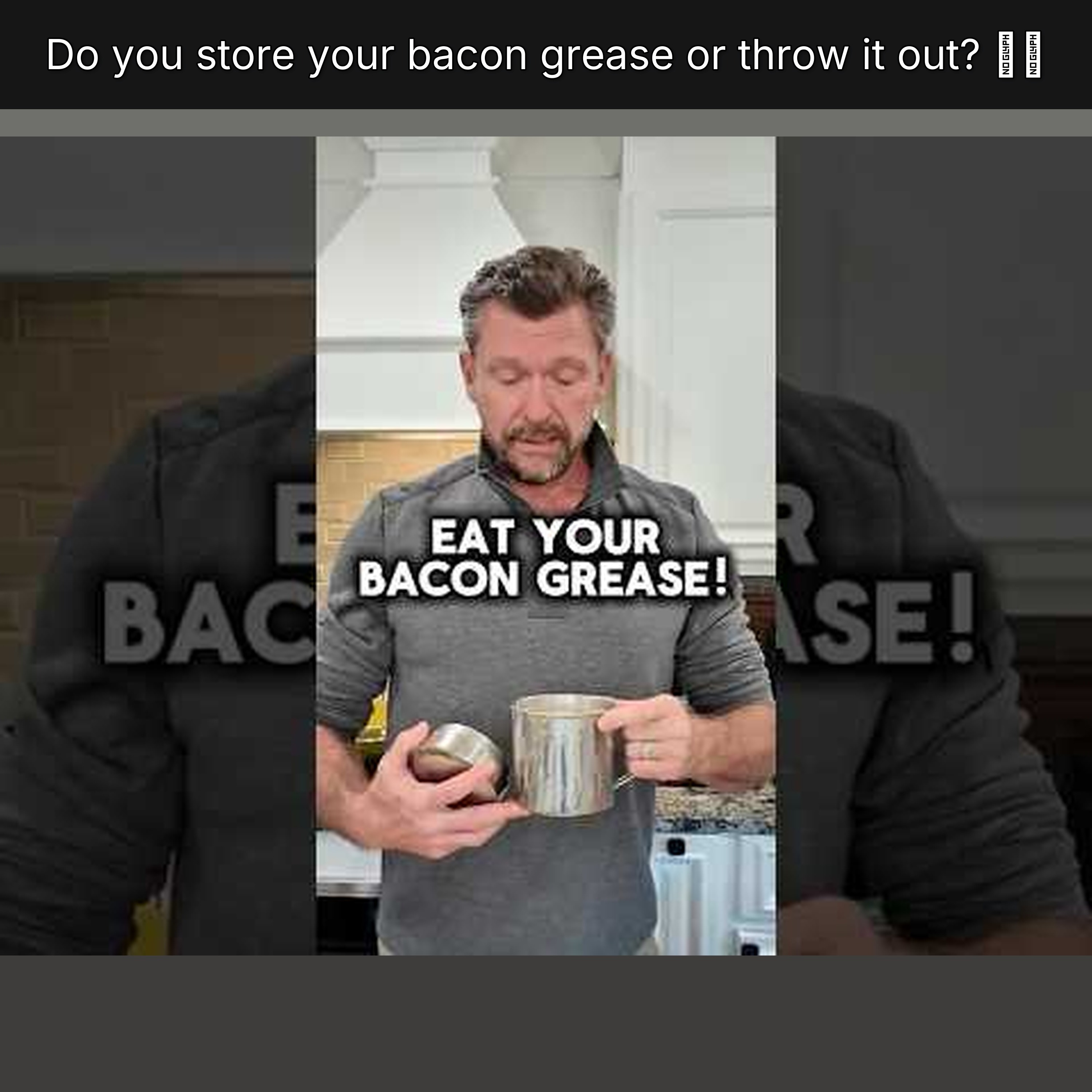Do you store your bacon grease or throw it out? 👇🏼