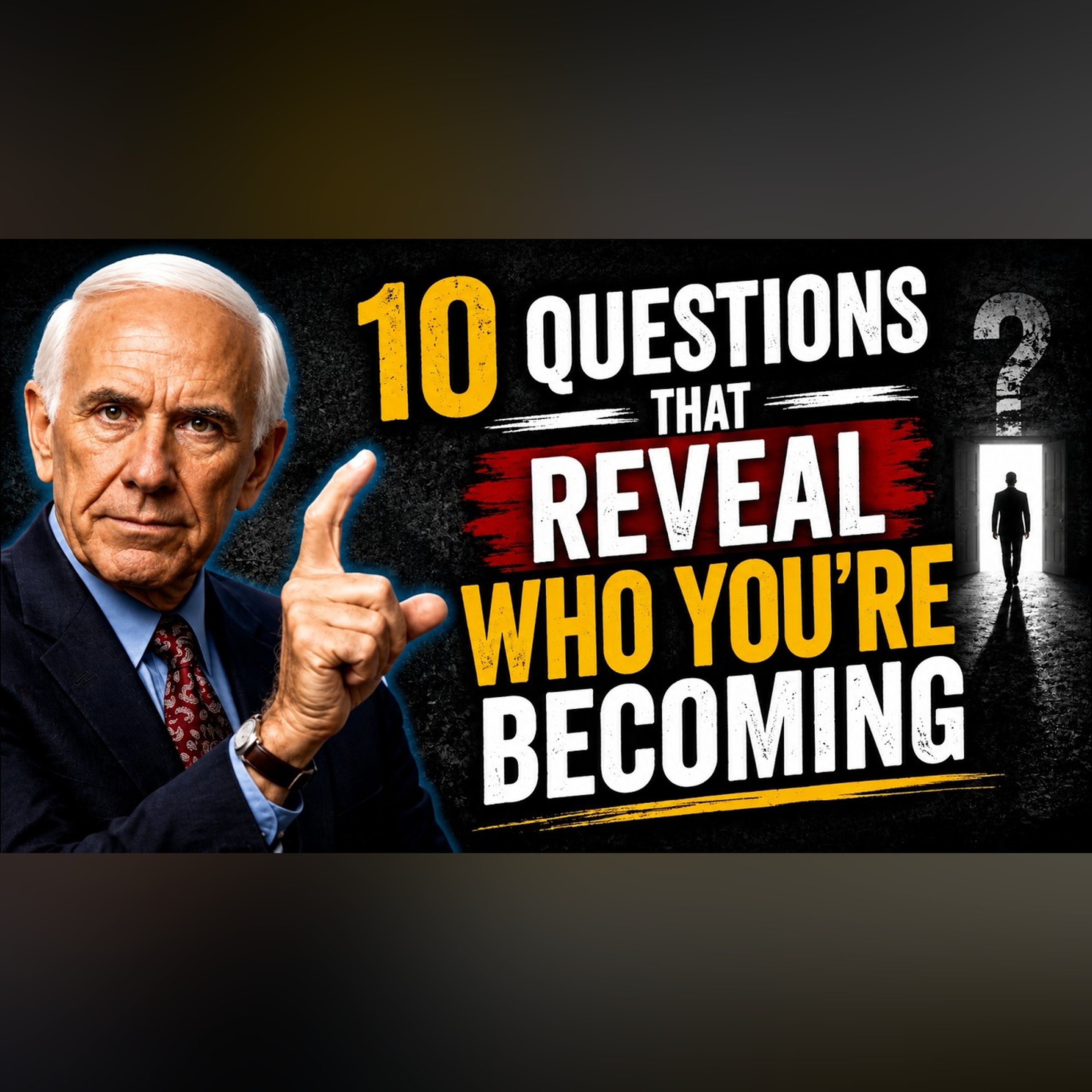 10 Questions That Reveal Who You're Becoming | Jim Rohn Motivation