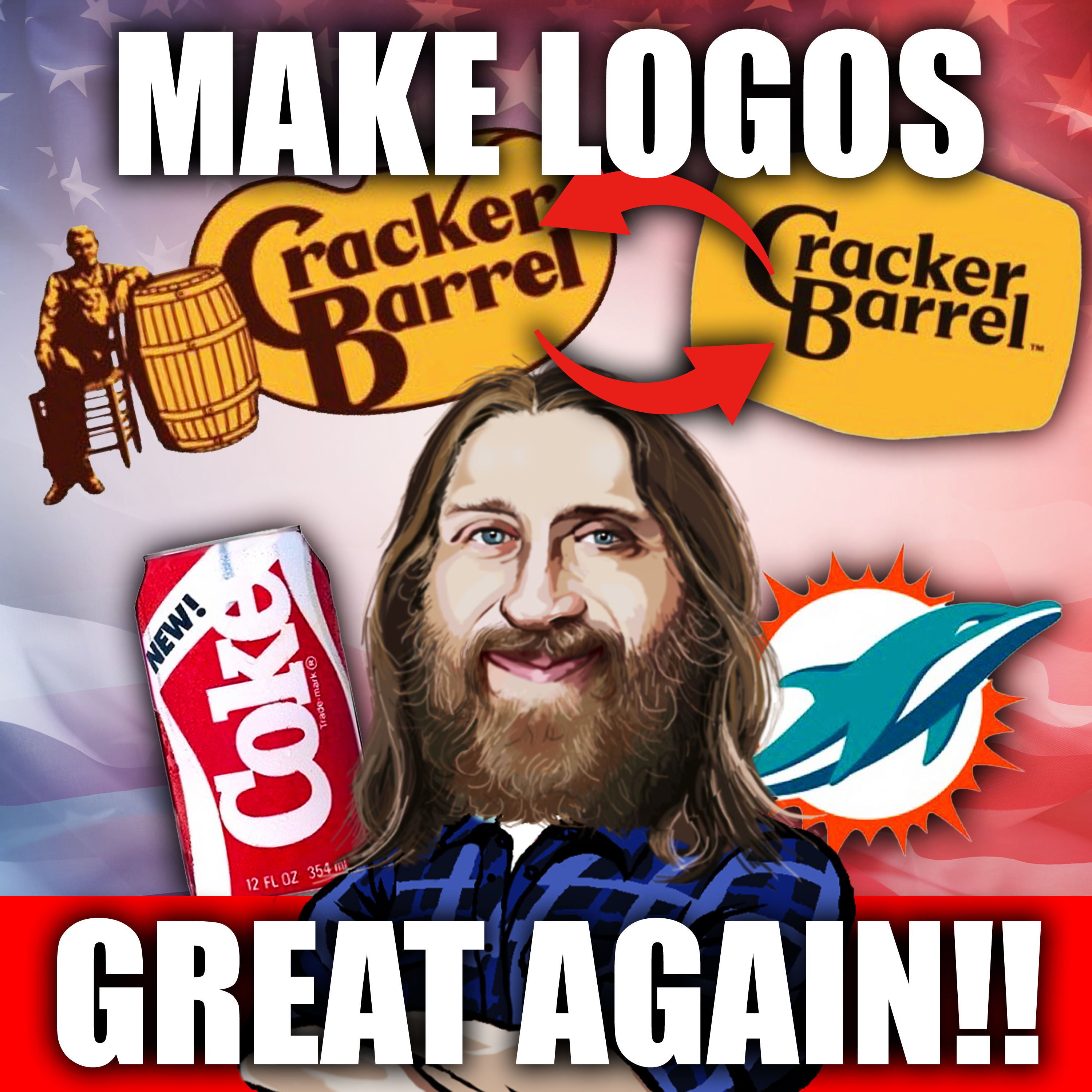 The United States Of Logos, Unexpected Meat in Your Mouth + Marc Silverman | episode artwork