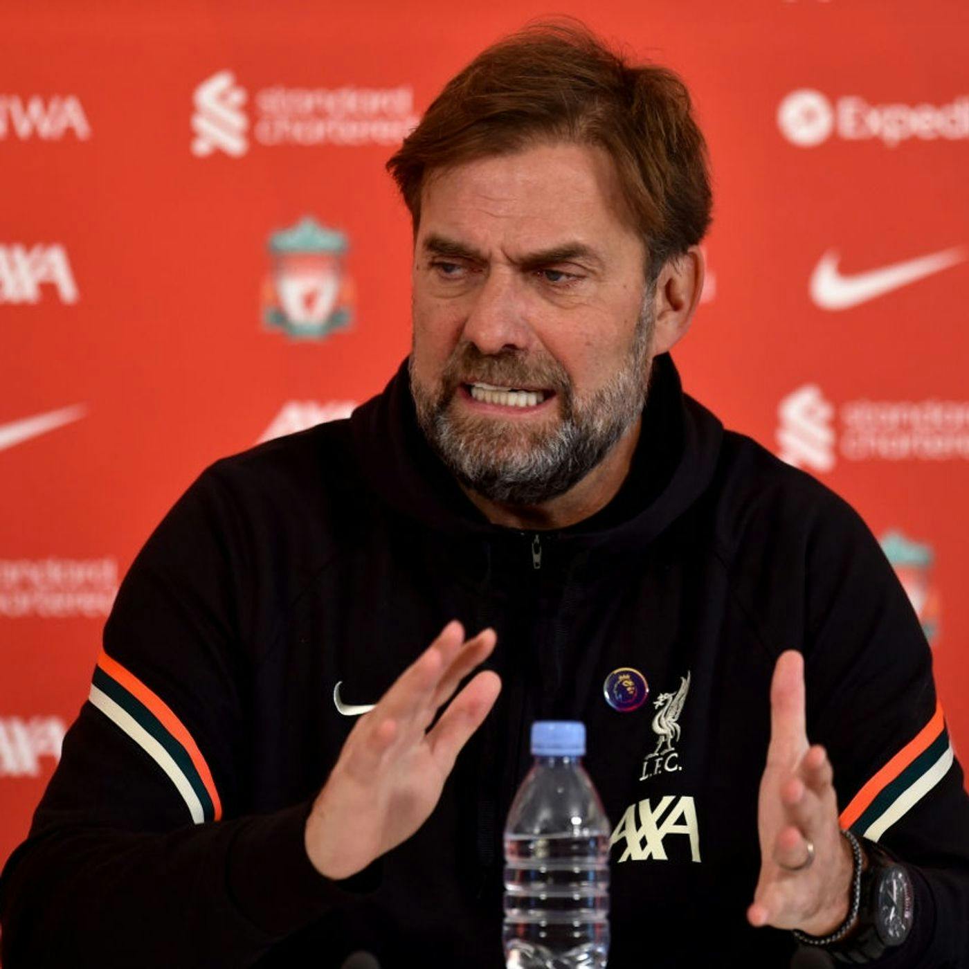 ‘They're not here’ | Jurgen Klopp on Mohamed Salah & Sadio Mane | Liverpool v Brentford Press Conference