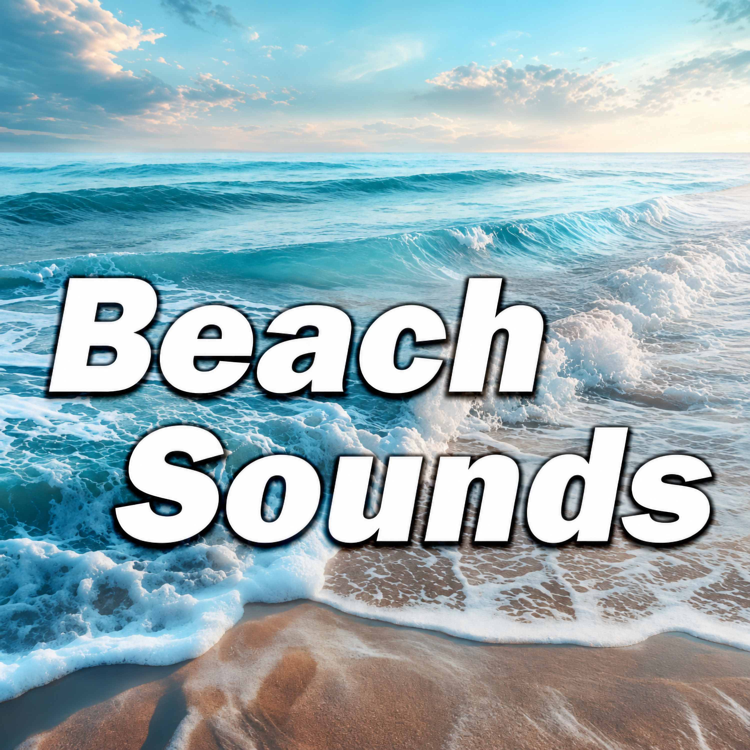 Summer Evening Beach Sounds: Gentle Wave Drift