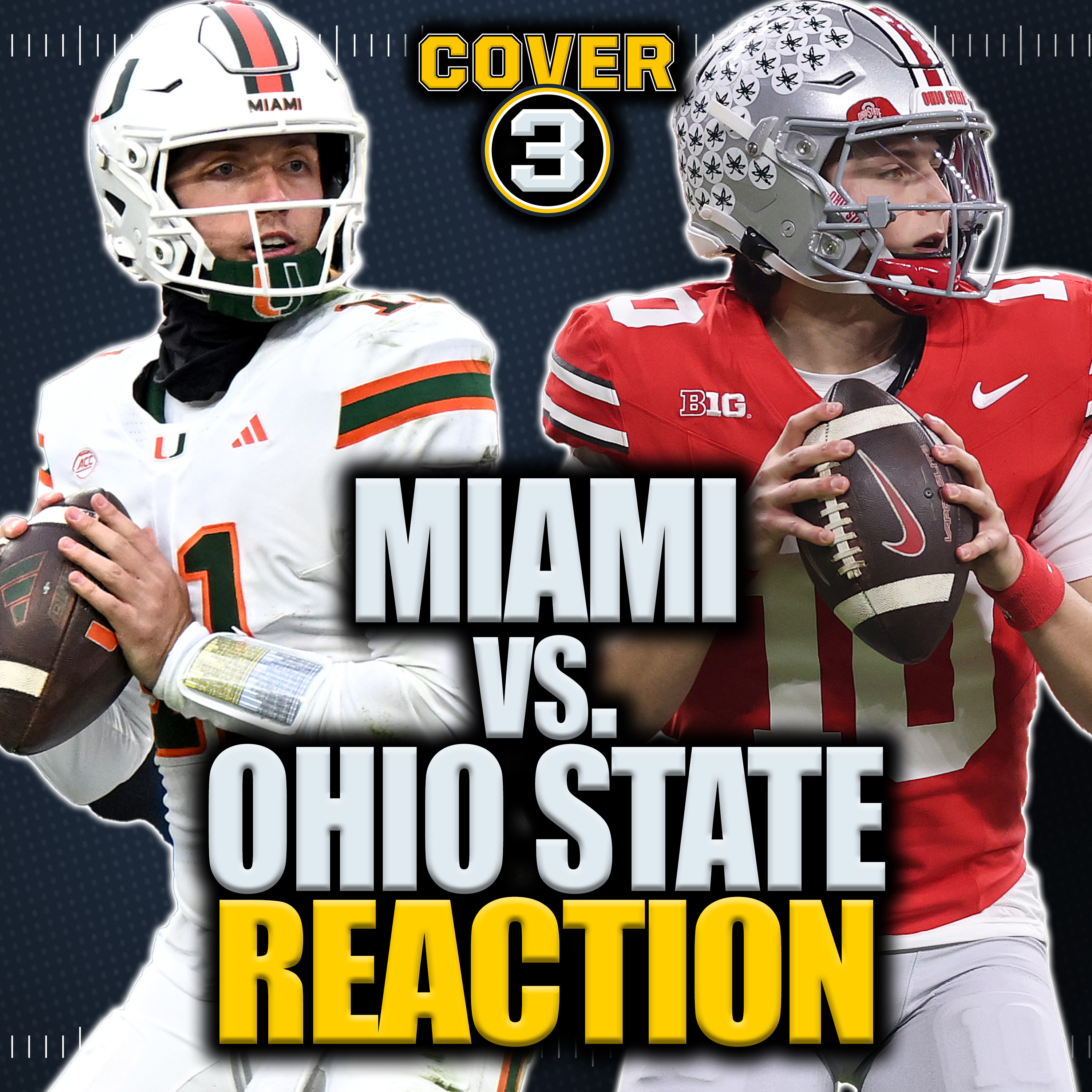 Miami UPSETS Ohio State In Cotton Bowl | INSTANT REACTION | CFP Quarterfinal Results