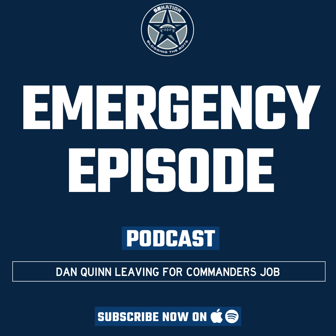 Emergency Episode: Dan Quinn leaving Dallas Cowboys for Washington Commanders episode artwork