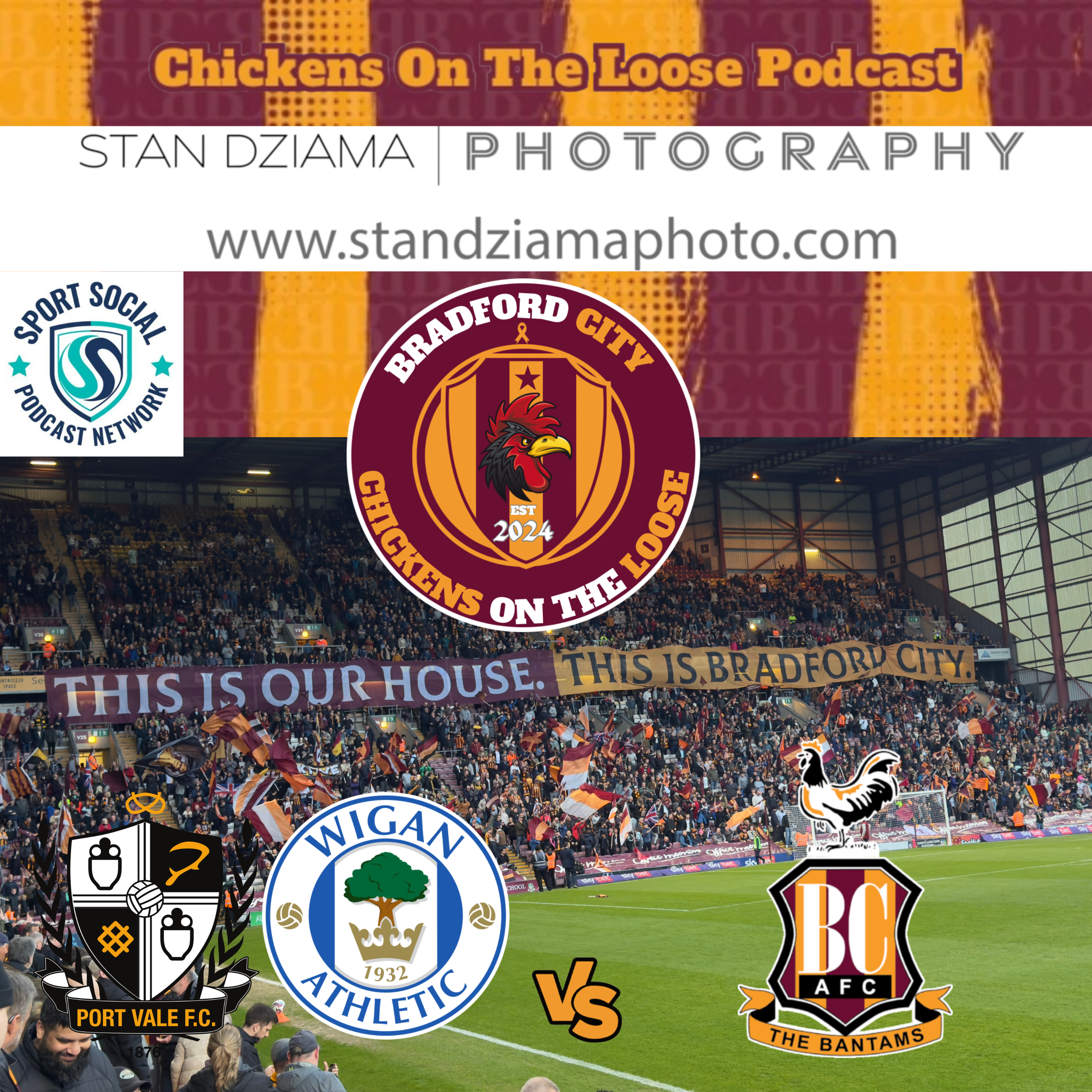 Port Vale / Wigan Vs Bradford Preview episode artwork