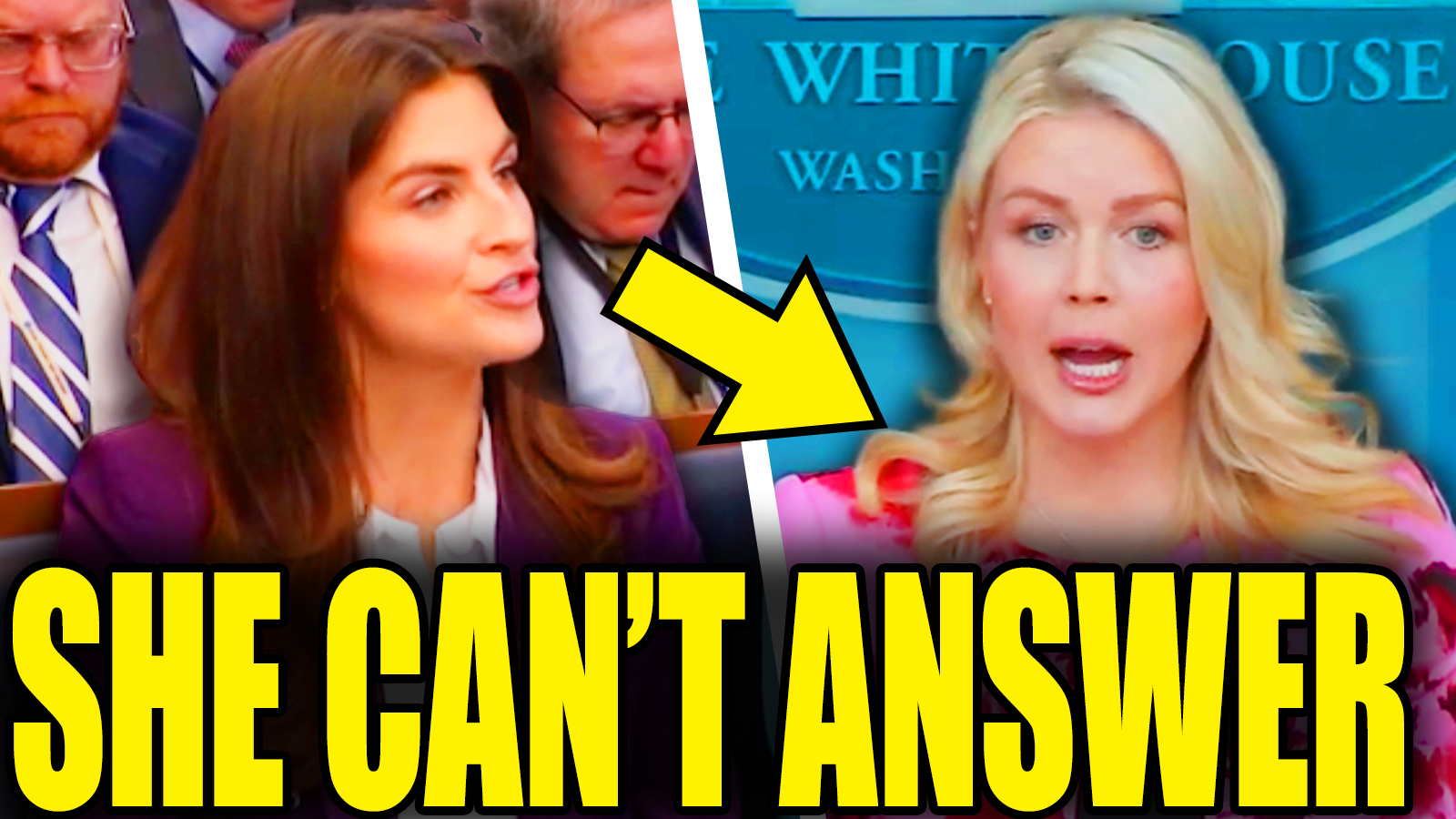 Leavitt Freezes Up Can’t Speak As She Leaks Trump Military Secret episode artwork