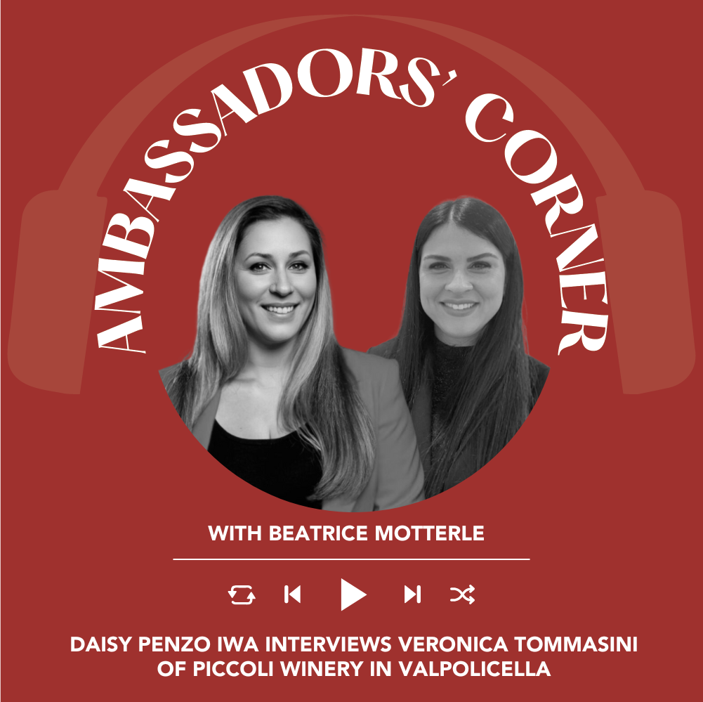 Ep. 2525 Daisy Penzo IWA interviews Veronica Tommasini of Piccoli winery in Valpolicella | Clubhouse Ambassadors' Corner
