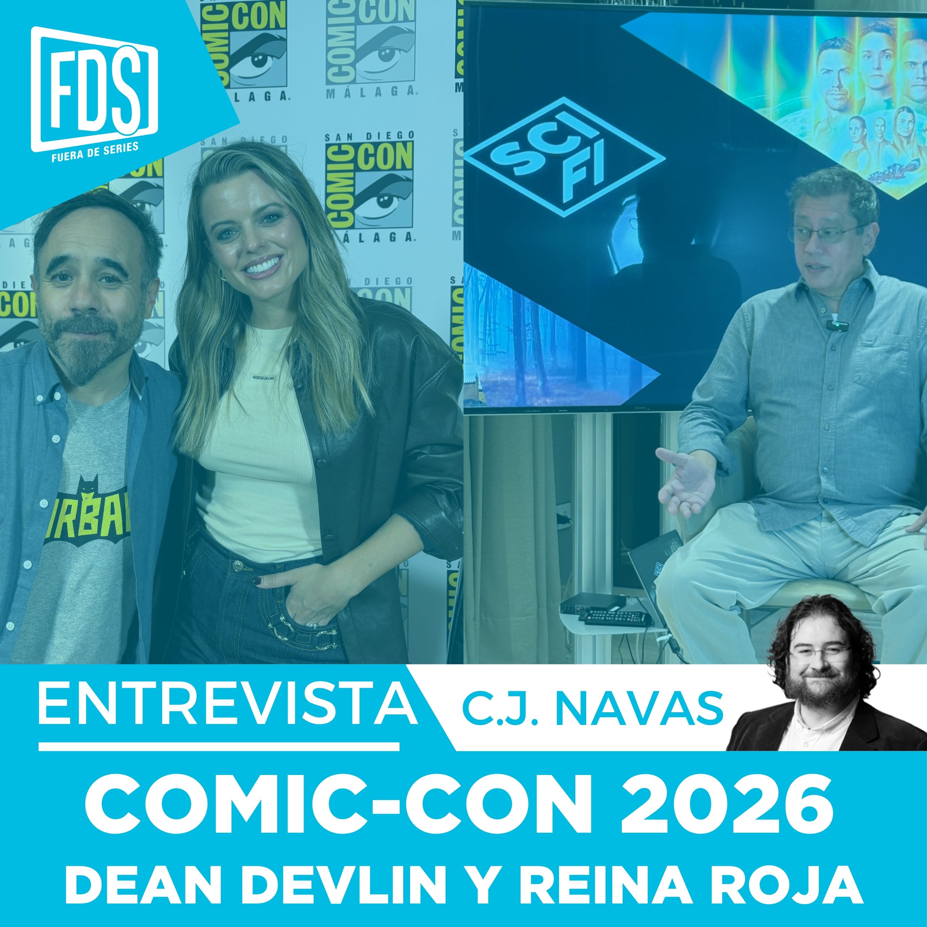 Entrevistas SDCC Málaga: Dean Devlin y Reina Roja: Loba Negra (Koldo Serra y Adriana Torrebejano) episode artwork