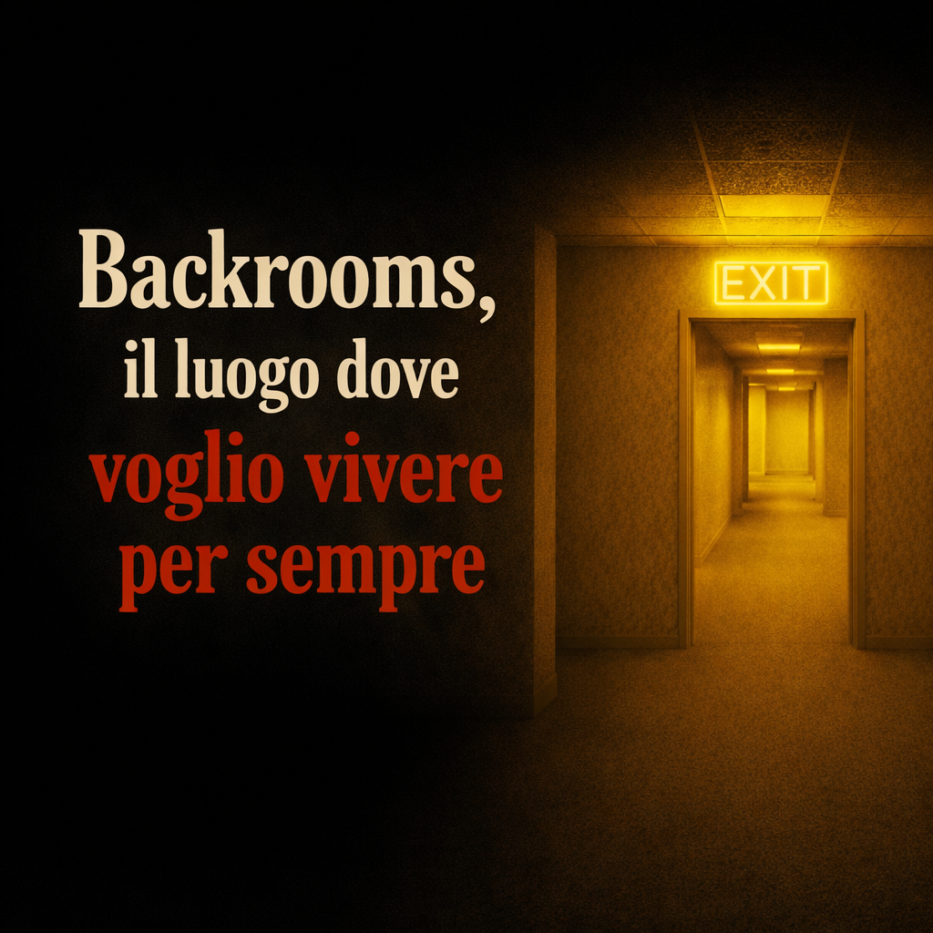 Backrooms, il luogo dove voglio vivere per sempre - Sadpasta