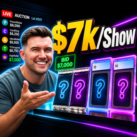 Cover art for He Made $247,000 in 120 Days Selling Pokémon Cards on Whatnot (Part 2/2)