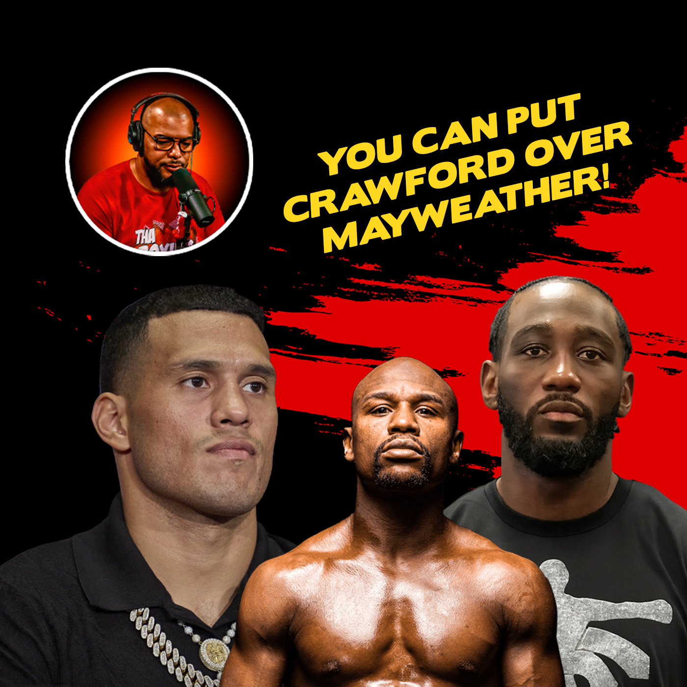 ☎️Crawford-Mayweather GOAT Debate: Benavidez Says Bud Dared More Than Floyd🔥