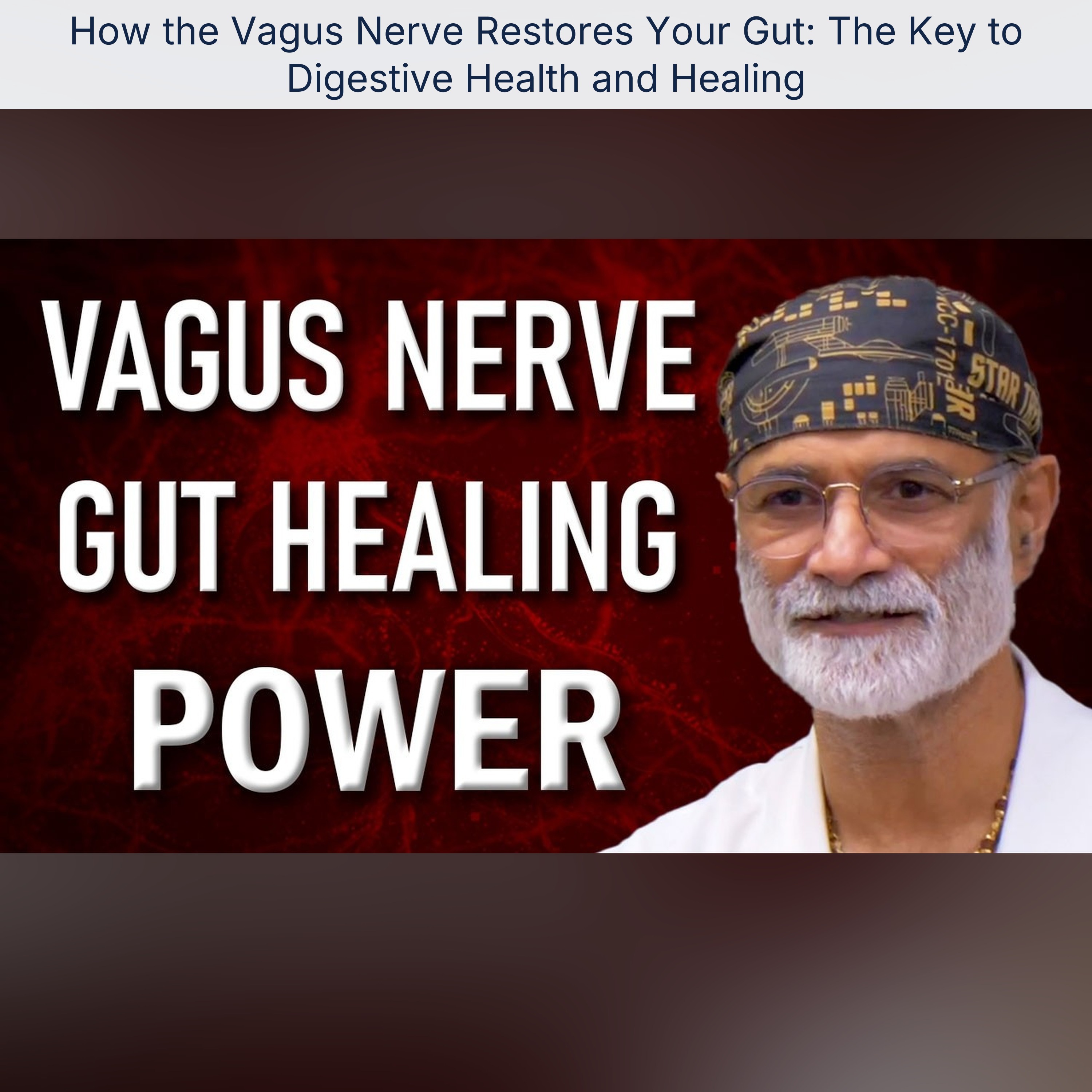How the Vagus Nerve Restores Your Gut: The Key to Digestive Health and Healing episode artwork
